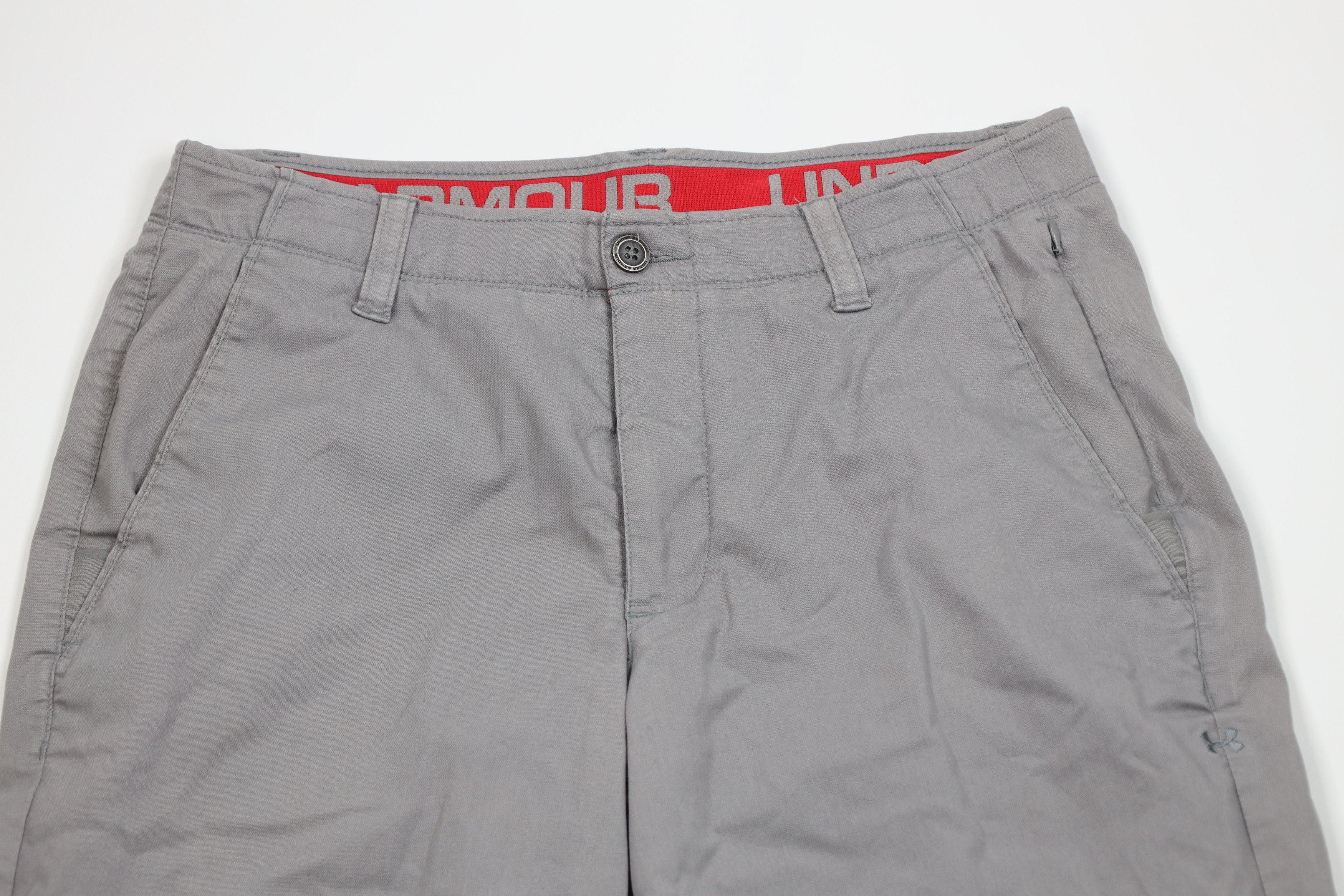 Under Armour Under Armour Faded Stretch Bootcut Chino Pants Trousers Gray Size US 34 / EU 50 - 2 Thumbnail