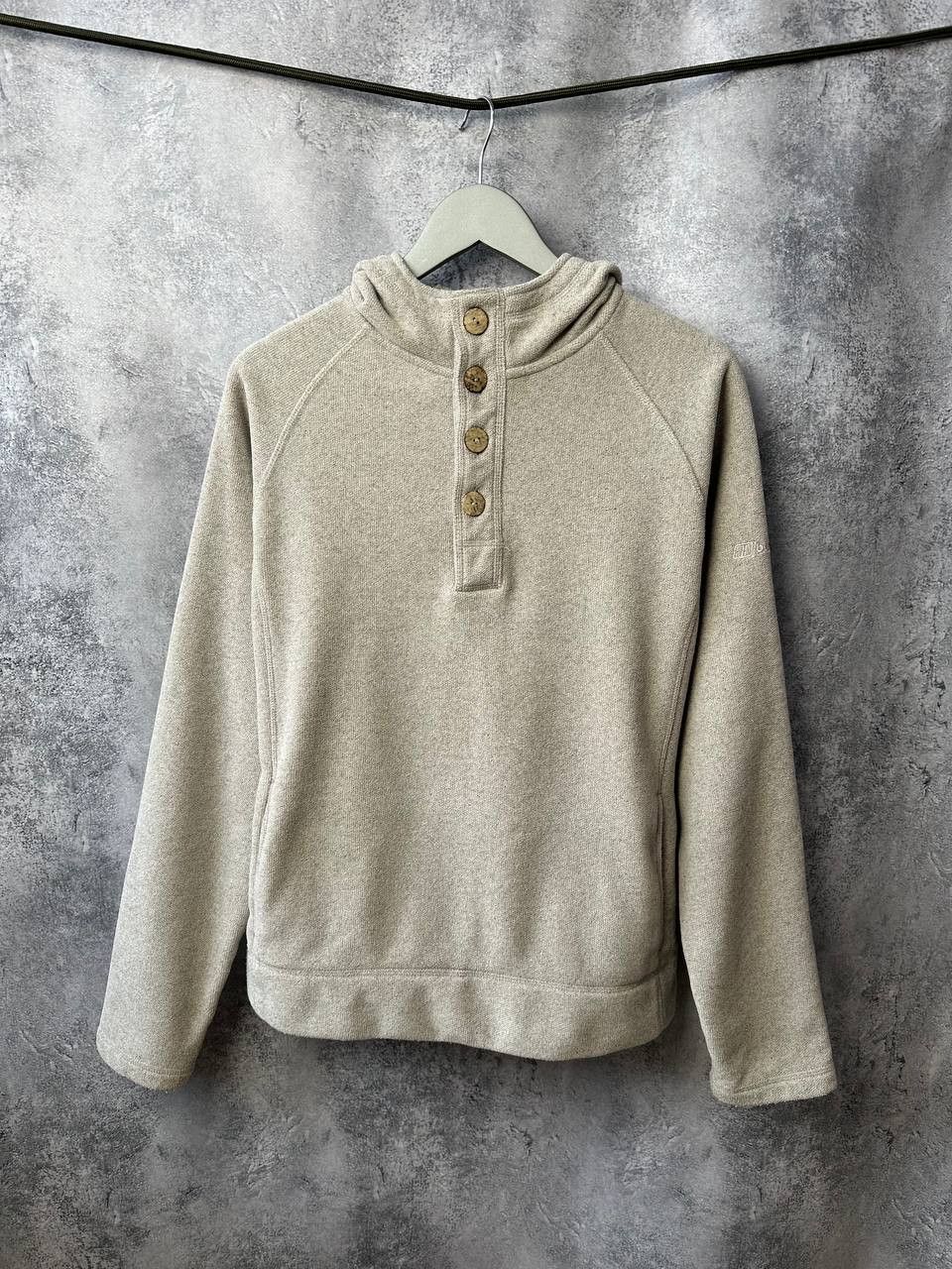 Berghaus Berghaus Lhasa Half Button Hoodie Fleece - Pale Stone Marl Size XXL / US 16-18 / IT 52-54 - 2 Thumbnail