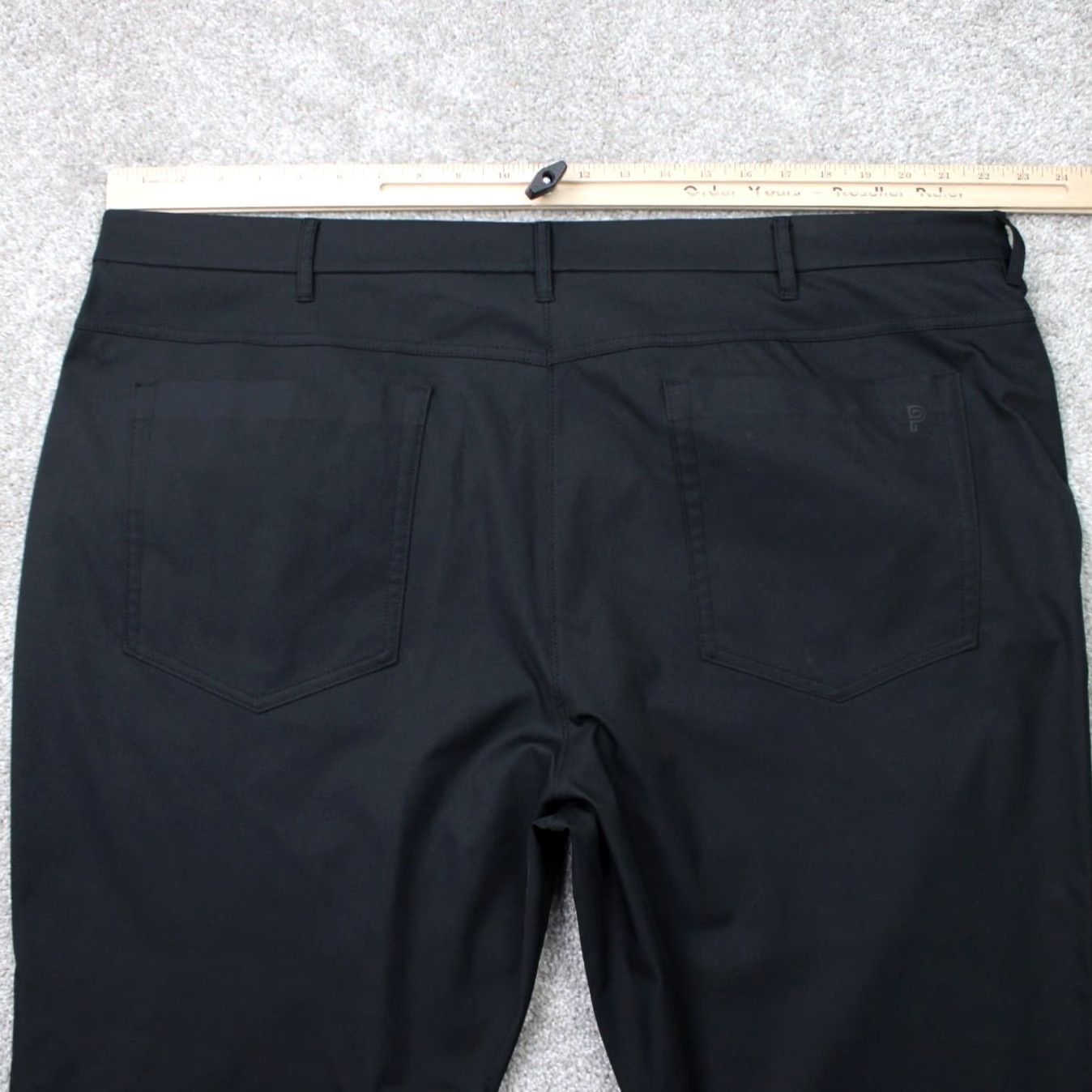 Vintage Public Rec Pants Mens 44x30 Black Gamechanger Performance Polyester Straight Leg Regular Inseam 30 Size US 44 / EU 60 - 6 Thumbnail