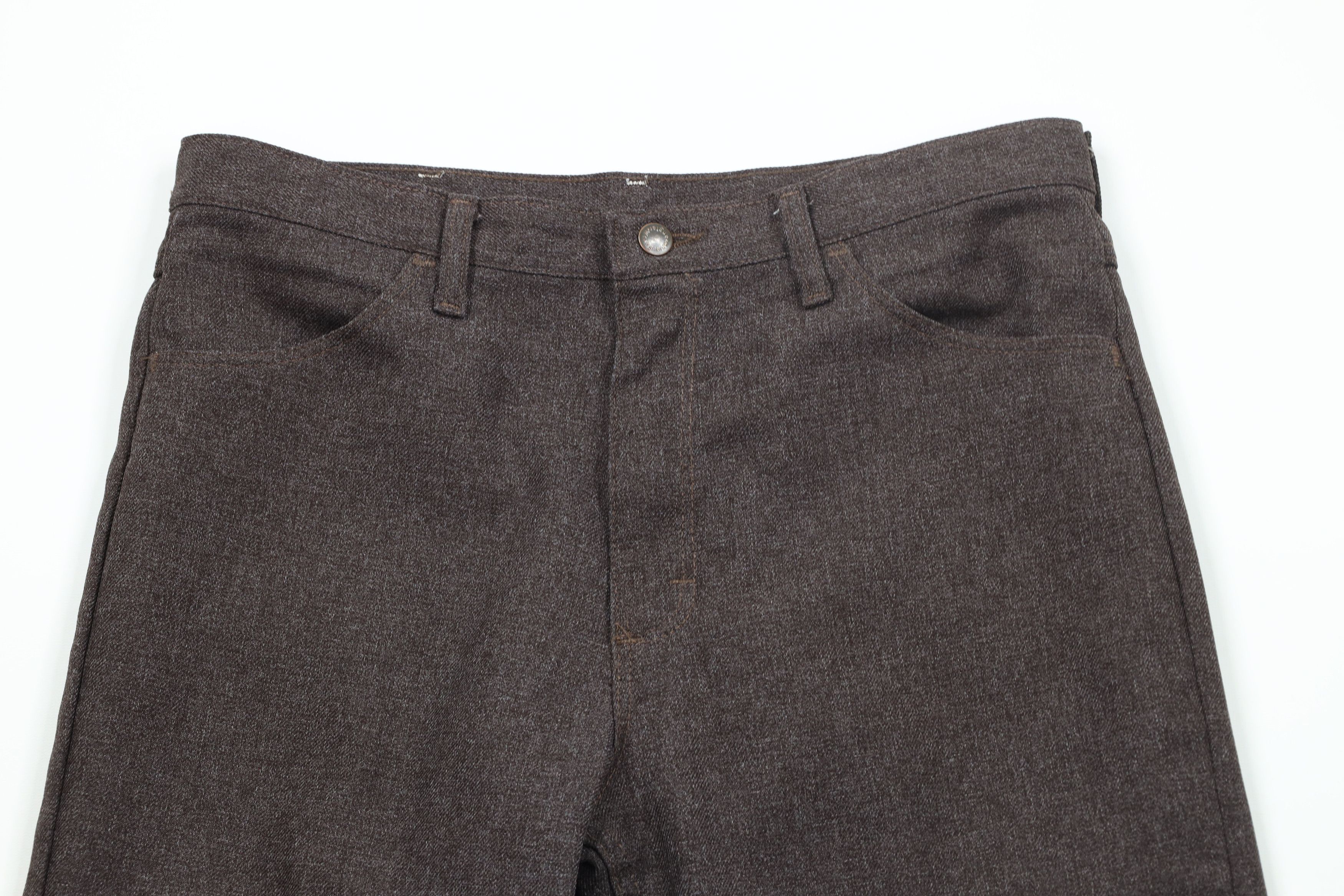Vintage × Wrangler Vintage 90s Wrangler Wide Leg Western Pants Heather Brown Size US 34 / EU 50 - 2 Thumbnail