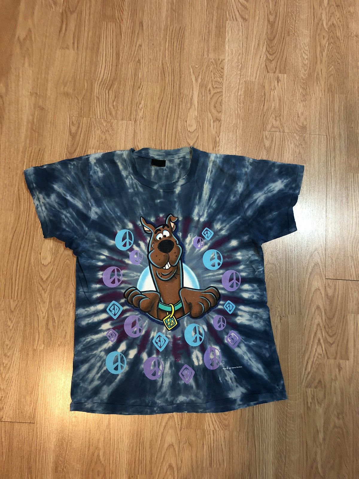 Changes × Vintage Crazy Vintage Scooby Doo Tie-Dye | Grailed