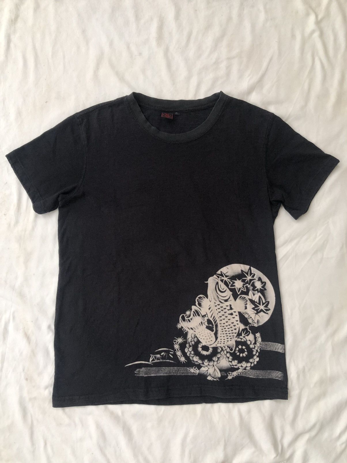 Le Grande Bleu (L.G.B.) Poem Gothic Koi Fish japan Sukajan Style Size US M / EU 48-50 / 2 - 2 Thumbnail