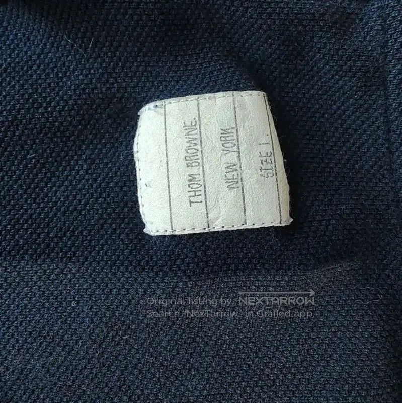 Thom Browne Thom Browne Women's Navy Cotton T-Shirt . Size M / US 6-8 / IT 42-44 - 3 Thumbnail