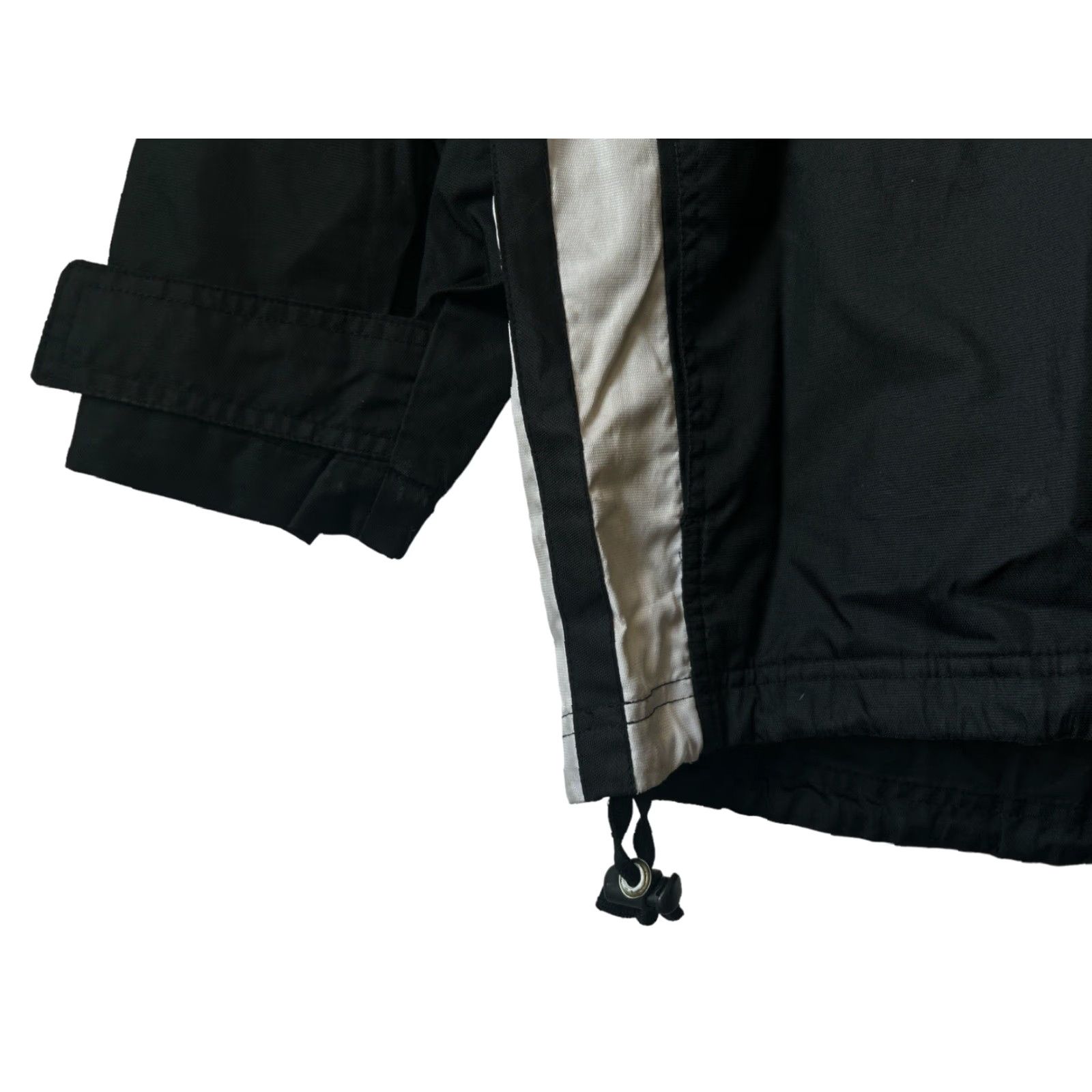 Nike VINTAGE Nike Jacket 1/2 Zip Anorak Mens Large 90s Black White Embroidered Swoosh GUC Size US L / EU 52-54 / 3 - 4 Thumbnail