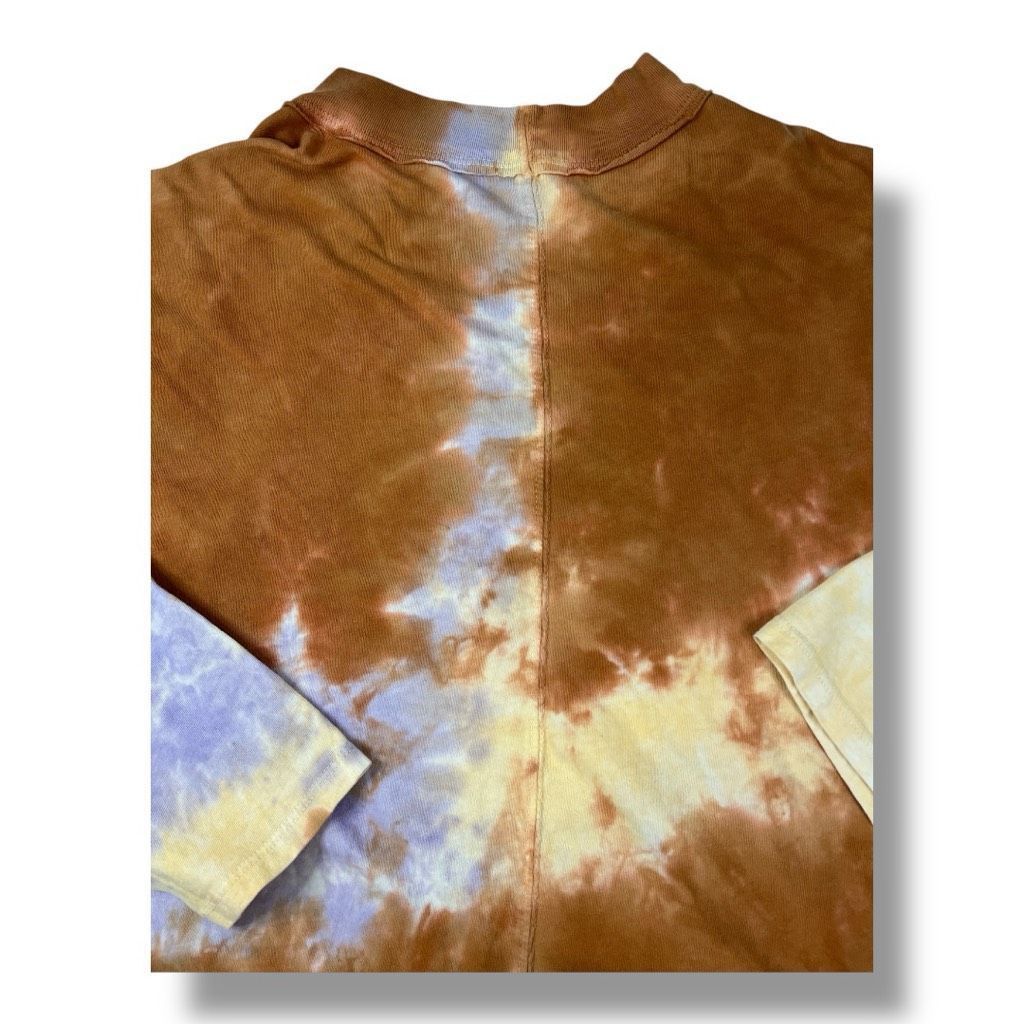 Free People We The Free Lilac Woods Tie Dye Oversized Long Sleeve T -Shi Size S / US 4 / IT 40 - 4 Thumbnail