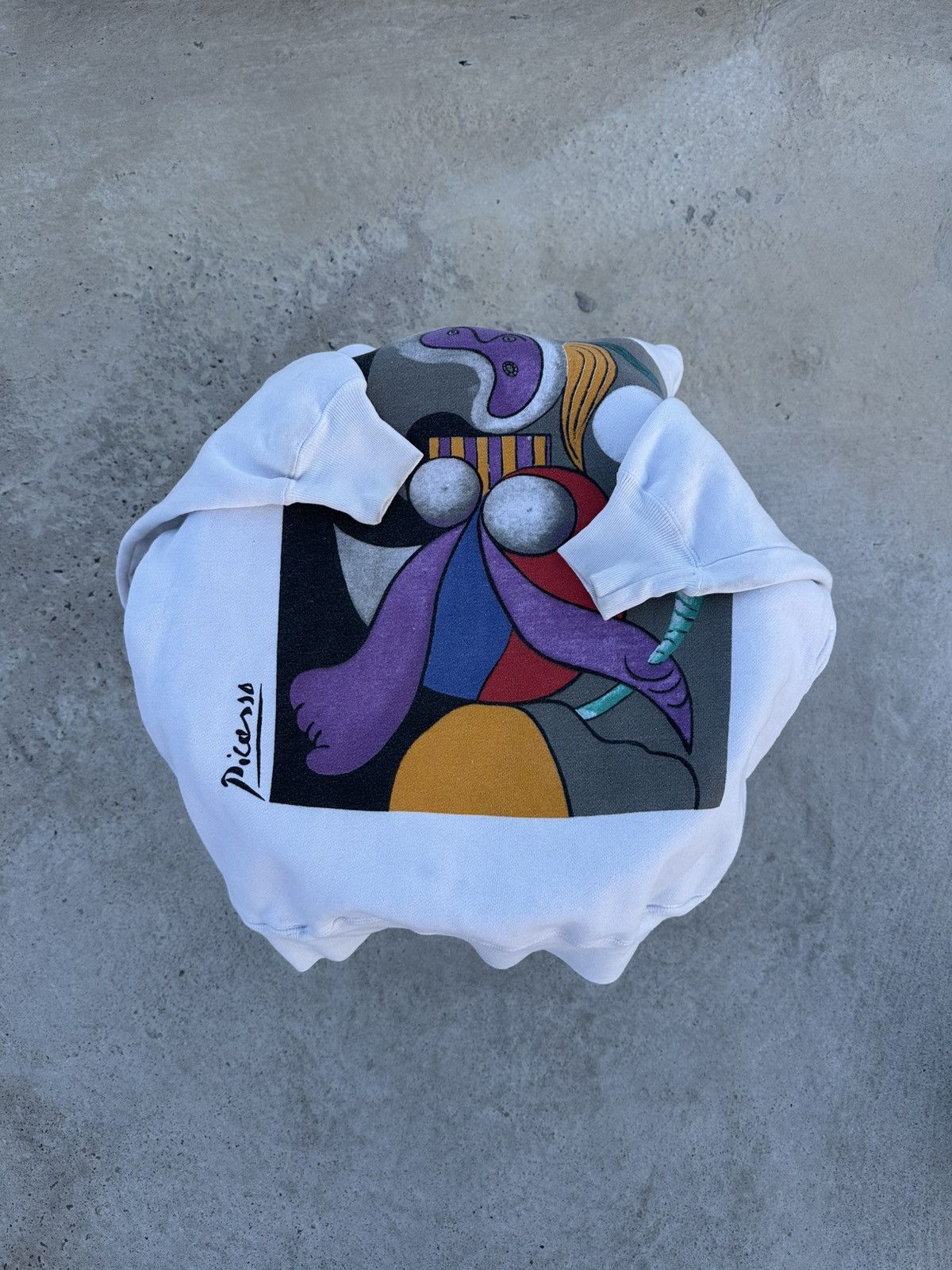 Vintage Vintage Pablo Picasso Artwork Painting Sweatshirt Size US L / EU 52-54 / 3 - 2 Thumbnail