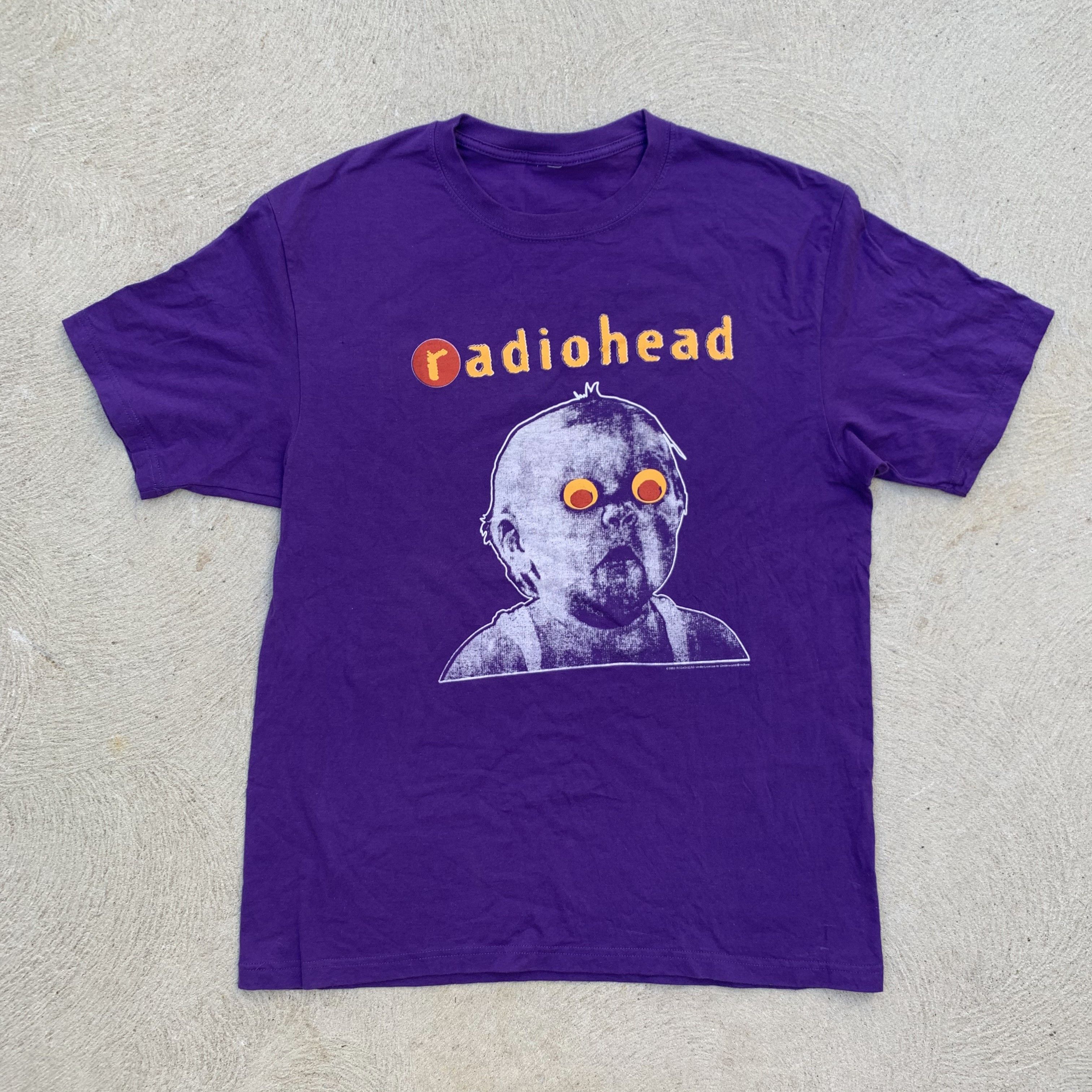 Band Tees × Rock T Shirt × Vintage Vintage 1993 Radiohead band T 