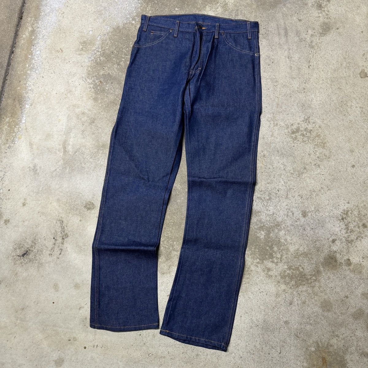 Vintage Dickies Raw Denim Bootcut Flare Jeans Size US 34 / EU 50 - 6 Thumbnail