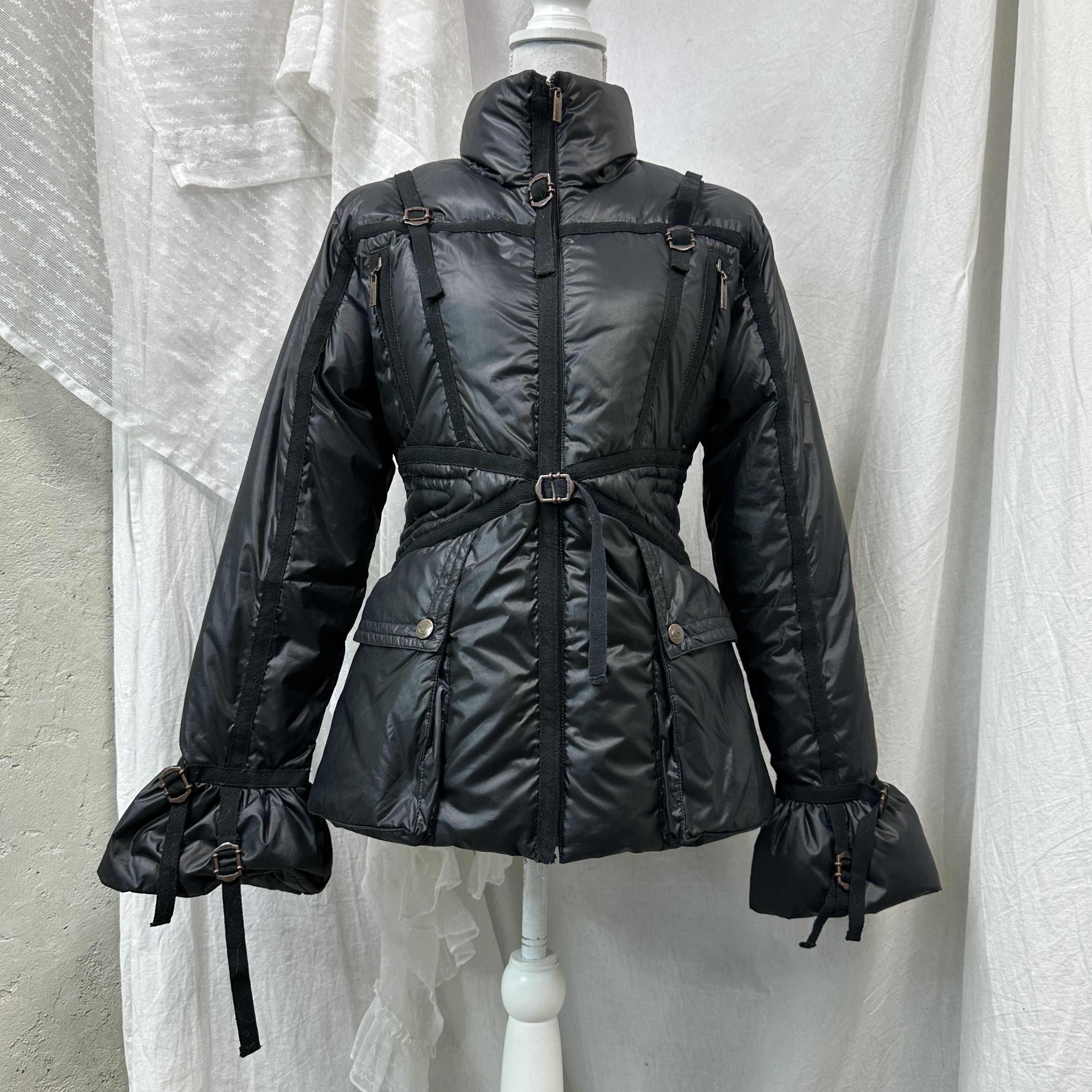 Roberto Cavalli Vintage Puffer Bondage Roberto Cavalli Jacket 00s Size S / US 4 / IT 40 - 1 Thumbnail