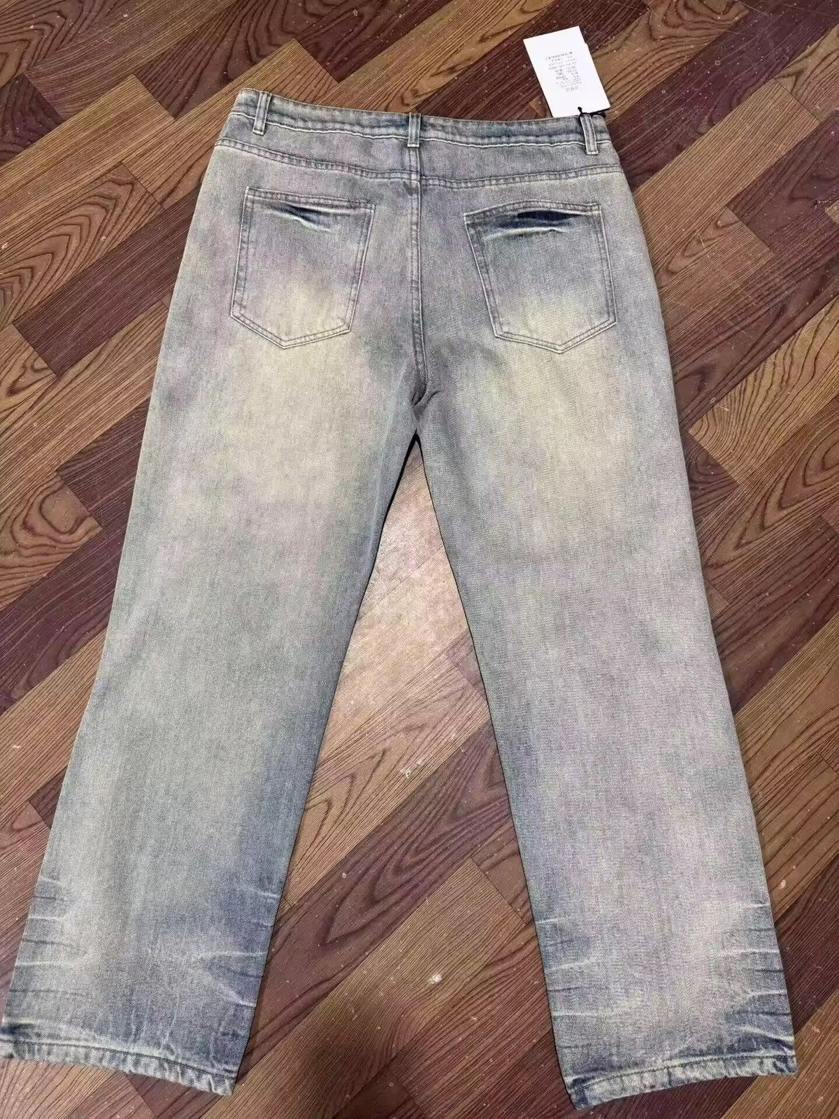 Japanese Brand Flame Art Graphic Denim Pant Size US 29 - 2 Thumbnail