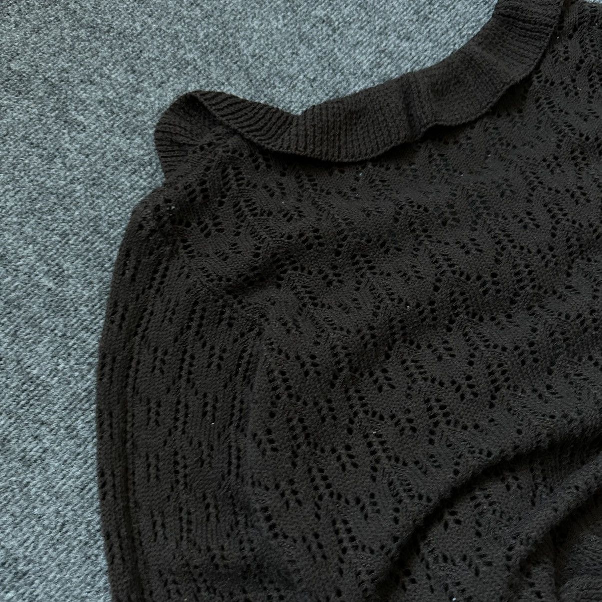 If Six Was Nine VTG Knit Japan Biaggini Cardigan Long-sleeve T-shirts Grunge Size S / US 4 / IT 40 - 12 Thumbnail