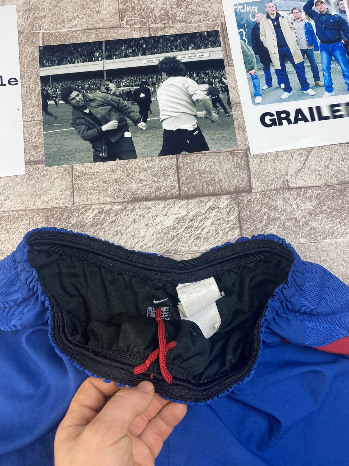 Nike × Vintage FC BARCELONA 2002-2003 HOME FOOTBALL SOCCER SHORTS NIKE Size US 32 / EU 48 - 5 Thumbnail