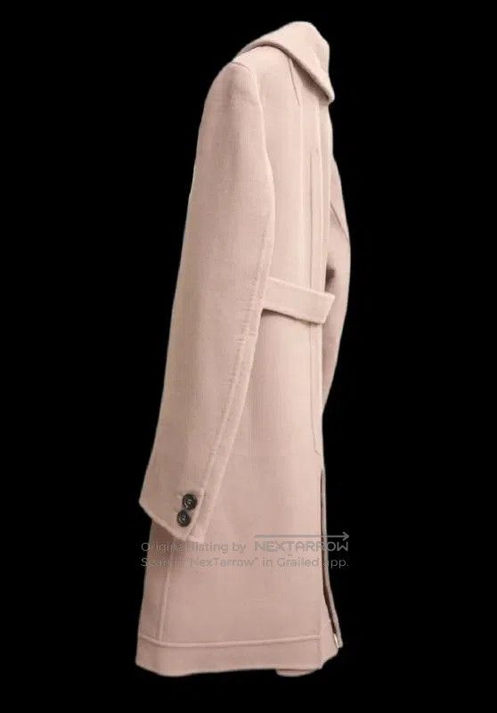Valentino Valentino Beige Wool Long Coat for Women . Size L / US 10 / IT 46 - 4 Thumbnail