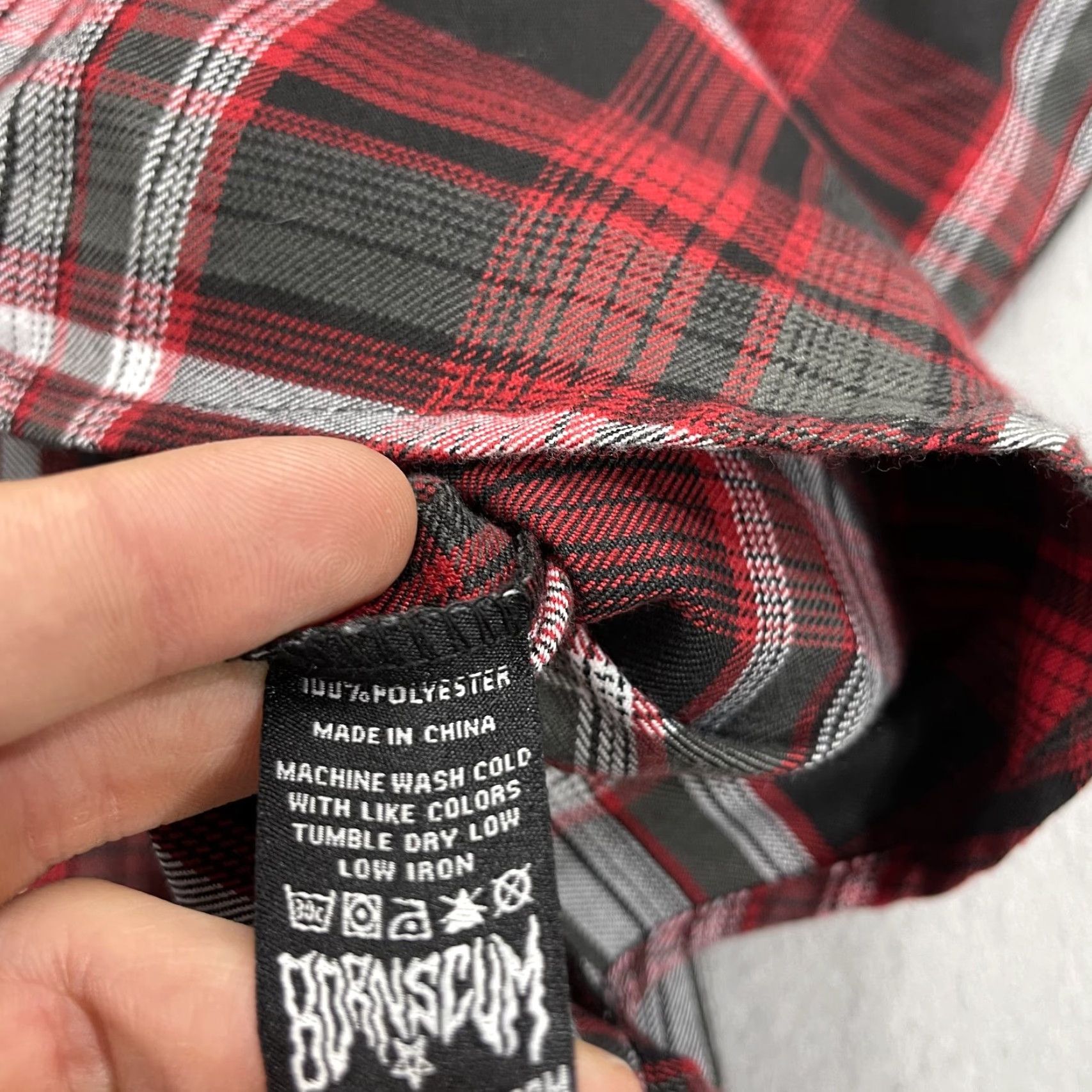 Vintage Bornscum Backstabber Shirt Mens 4XL Red Dixxon Plaid Flannel Workwear Casual Size US M / EU 48-50 / 2 - 5 Thumbnail