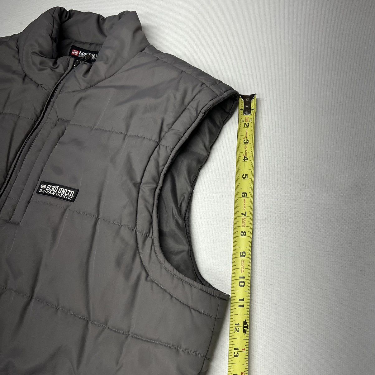 Ecko Unltd. × Vintage Ecko Unltd Vest Puffer Full Zip Padded Pocket Logo Y2K Size US XXL / EU 58 / 5 - 22 Thumbnail