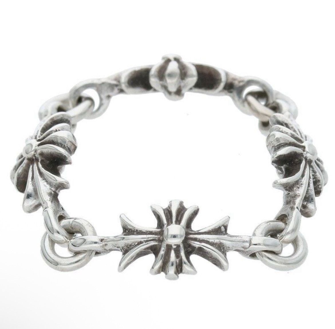 Chrome Hearts Chrome Hearts Tiny ECH Plus Silver Ring Size ONE SIZE - 5 Thumbnail