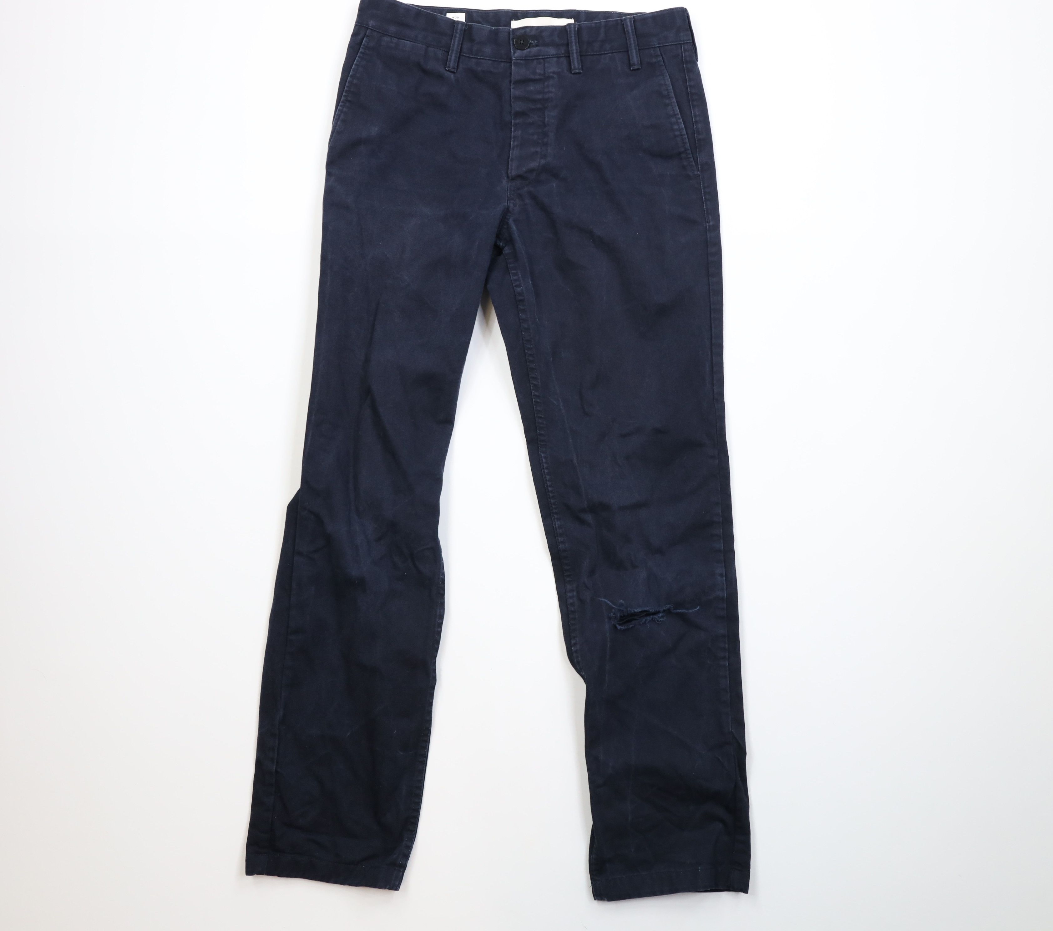 Norse Projects Norse Projects Heavy Aros Button Fly Canvas Pants Blue Size US 29 - 1 Thumbnail