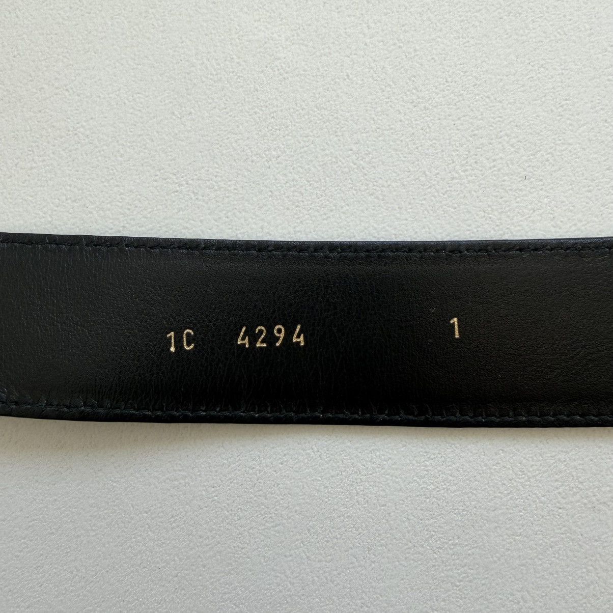 Prada Black Leather Metal ‘Serpent Buckle’ Belt Size ONE SIZE - 16 Thumbnail