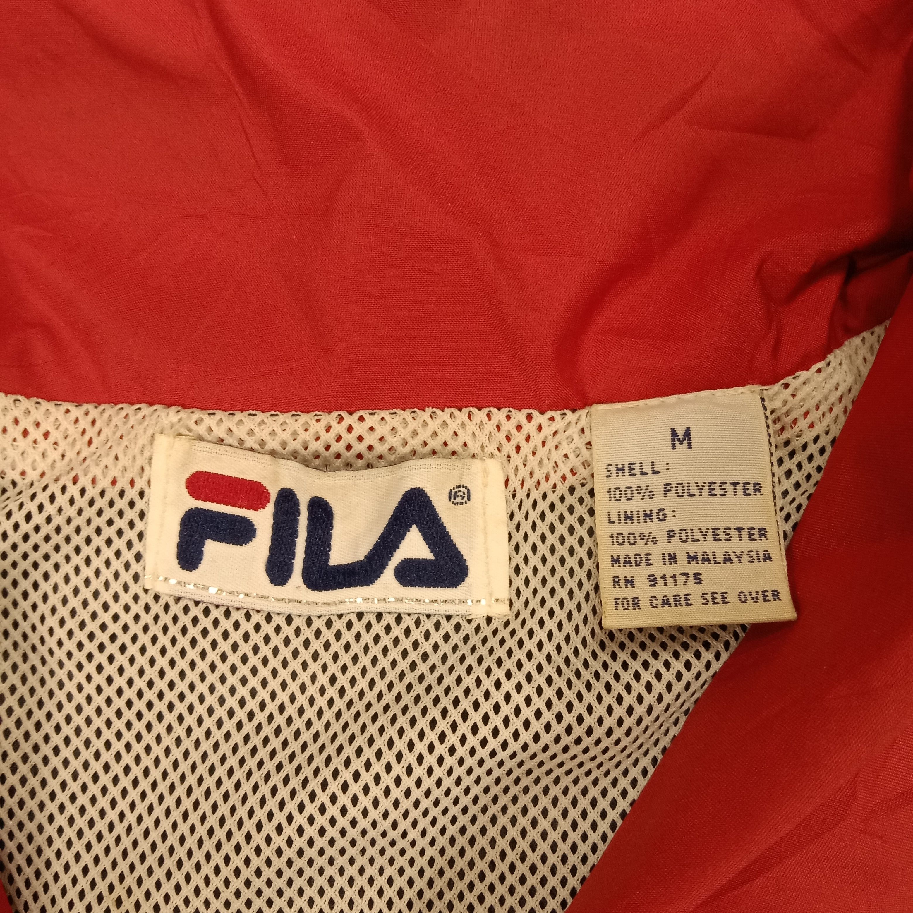Fila × Vintage Fila Sportswear Style Windbreaker Jacket Size US XL / EU 56 / 4 - 5 Thumbnail