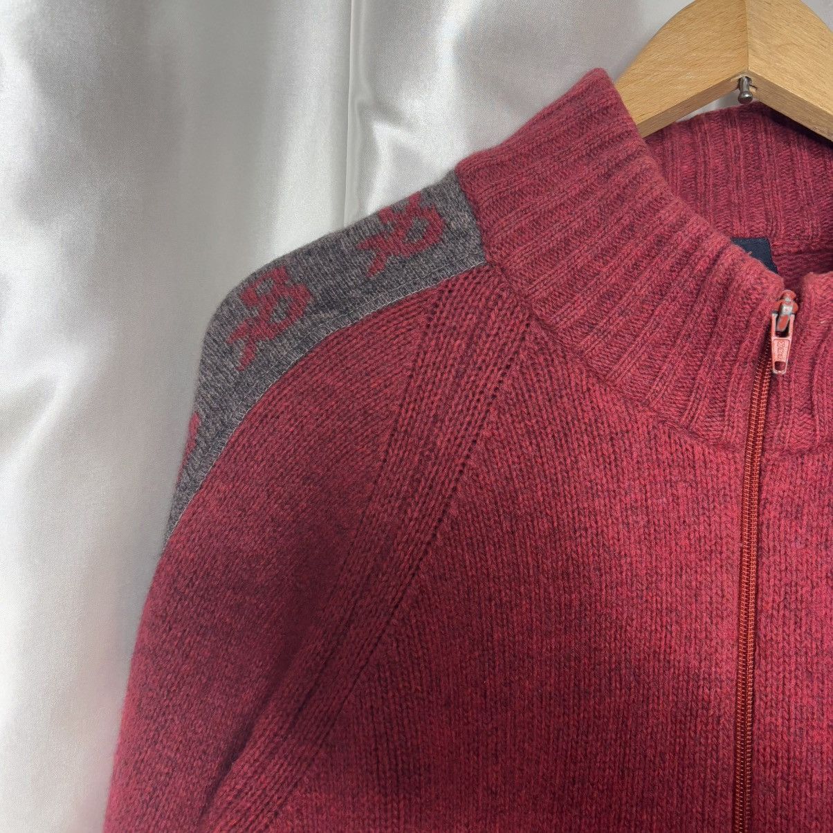 Dolce & Gabbana × Vintage vintage d&g sweater zip woolen burgundy Dolce & Gabbana Size M / US 6-8 / IT 42-44 - 8 Thumbnail
