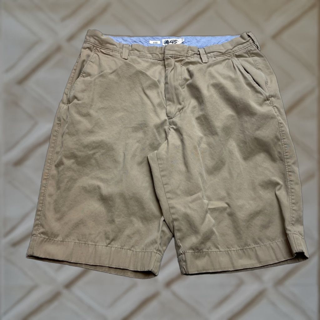 J.Crew J.Crew Shorts Mens 32 Cotton Beige Chino Flat Front 10" Inseam Pockets Solid Casual 10" Inseam Size US 32 / EU 48 - 1 Thumbnail
