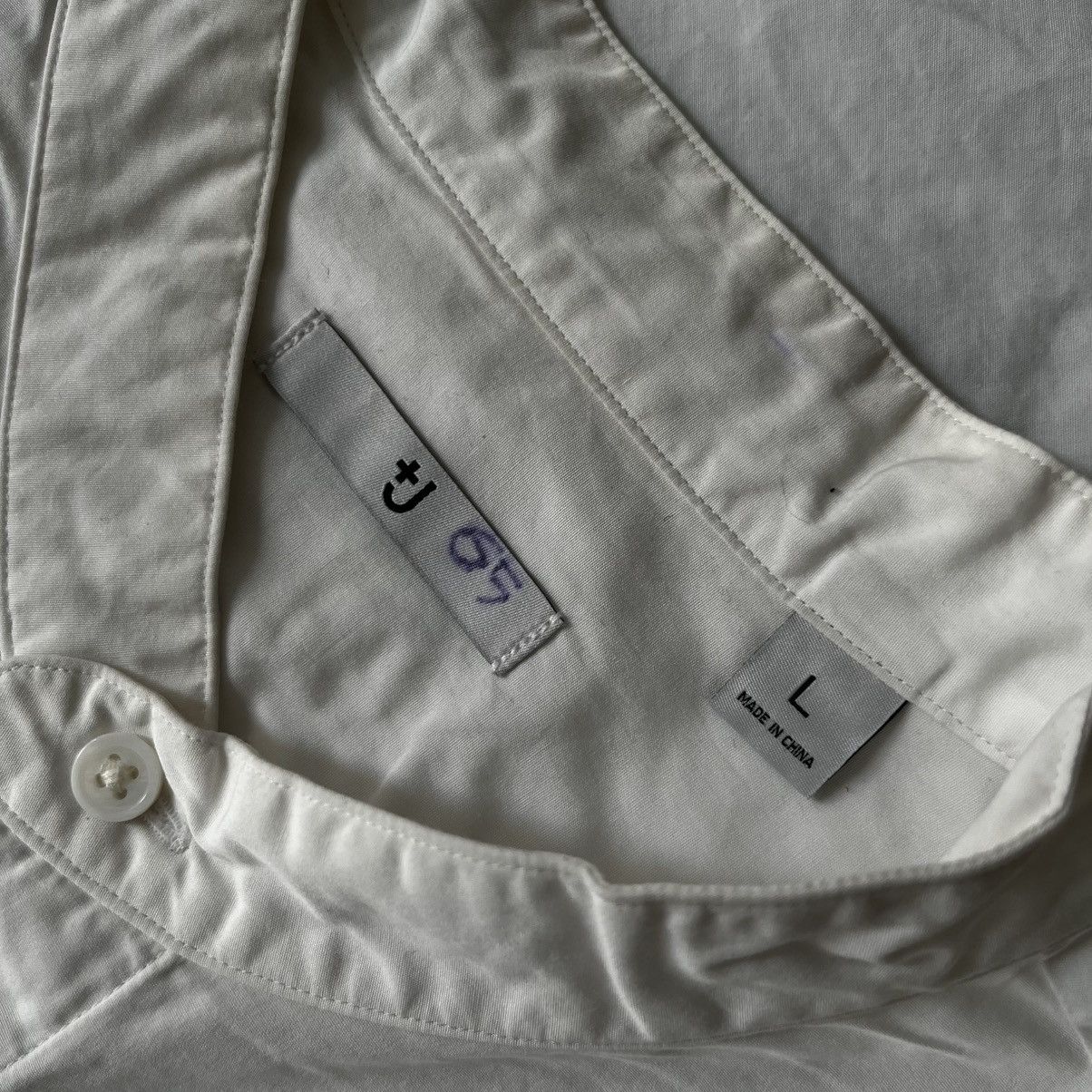Jil Sander × Uniqlo Uniqlo Jil Sander Mandarin Collar Oversized Shirt Size US L / EU 52-54 / 3 - 6 Thumbnail