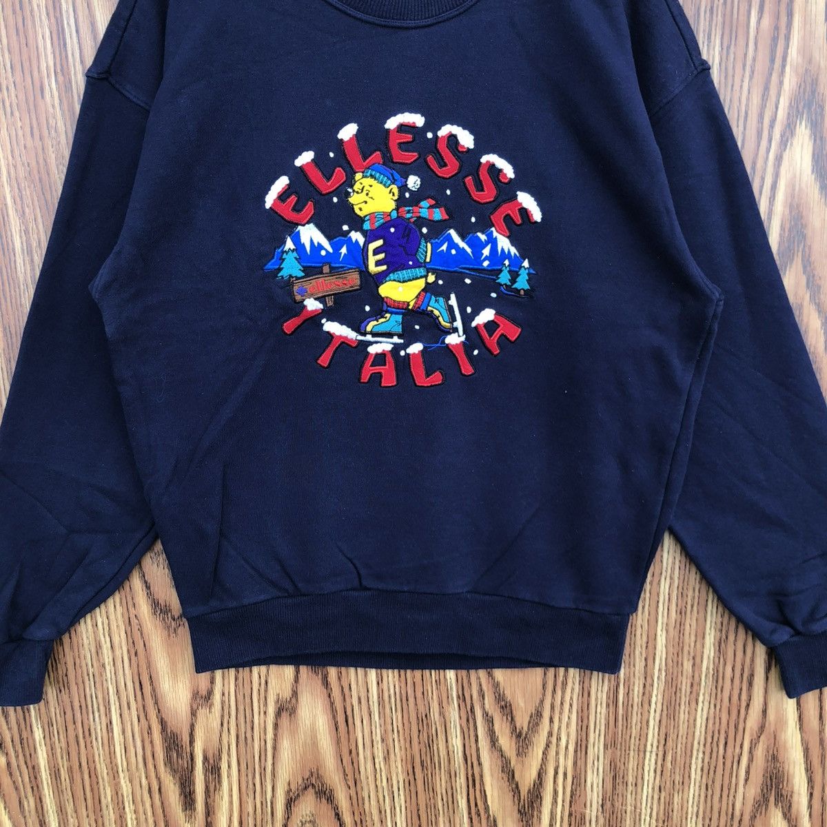 Ellesse Vintage Ellesse Italia Winter Sweatshirt Crewneck Pullover Size US L / EU 52-54 / 3 - 4 Thumbnail