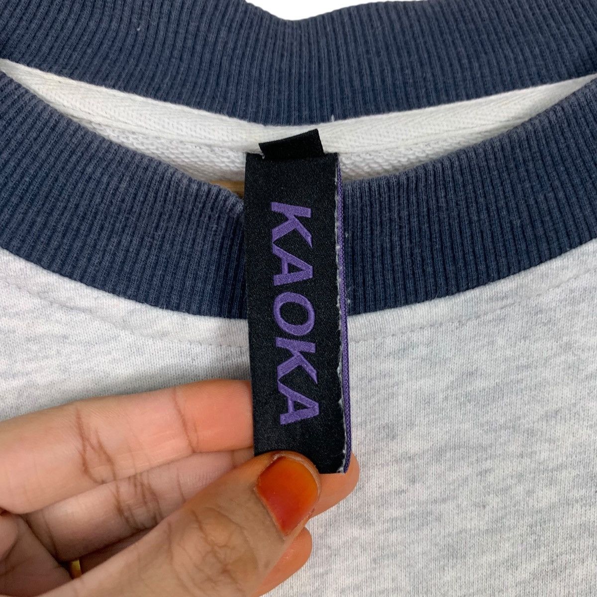 Other KAOKA 1987 Embroidered Crewneck Sweatshirt #3630-C166 Size US M / EU 48-50 / 2 - 9 Thumbnail