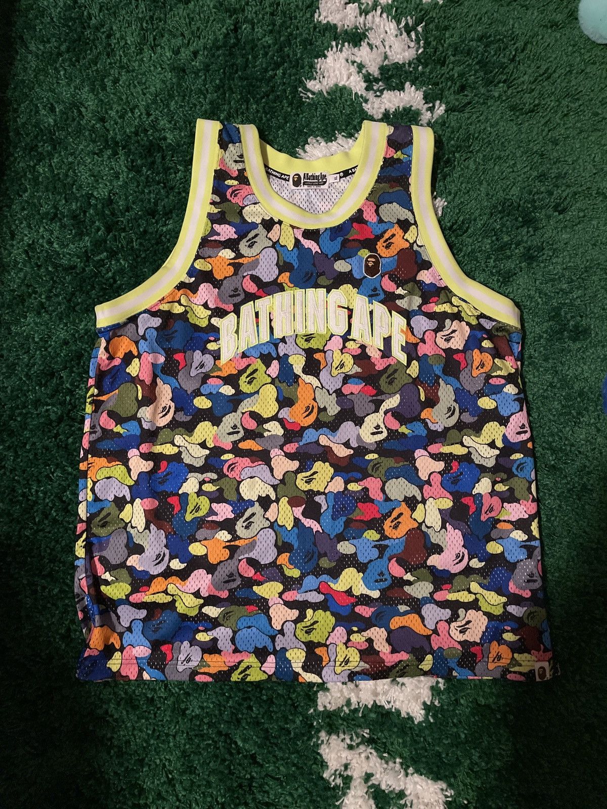 Bape Bathing Ape Multi Camo Jersey Size XL Size US XL / EU 56 / 4 - 1 Thumbnail