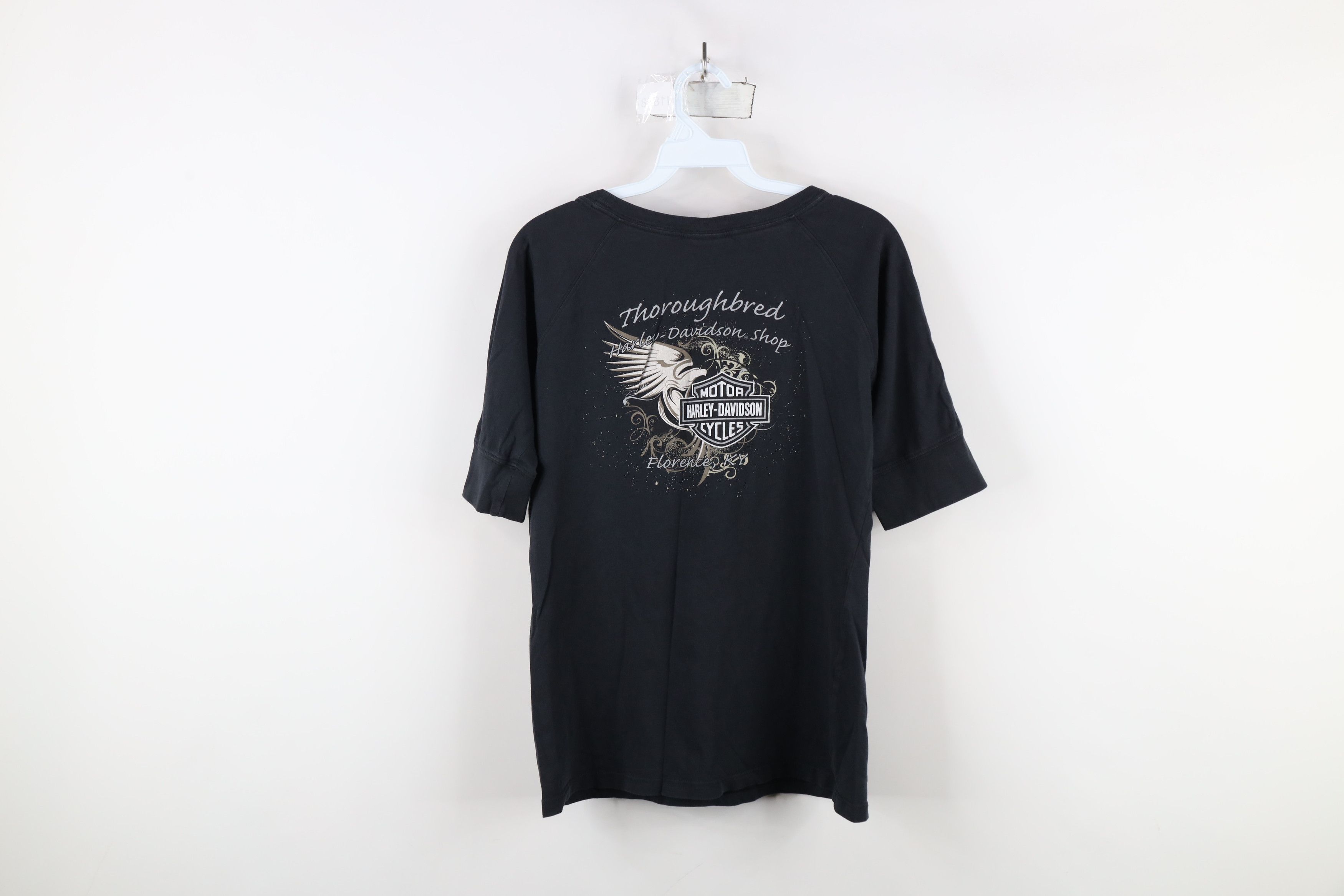 Harley Davidson × Vintage Vintage Y2K Harley Davidson Crown Wings 3/4 Sleeve T-Shirt Size M / US 6-8 / IT 42-44 - 12 Thumbnail