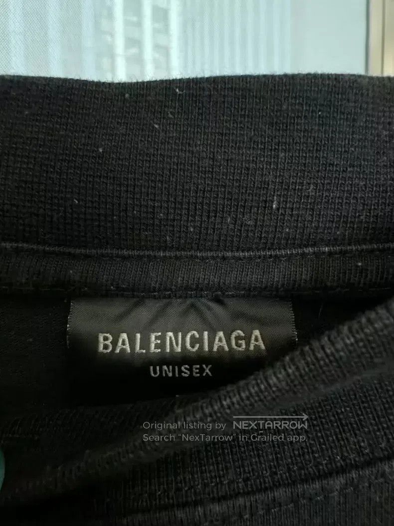 Balenciaga Balenciaga Black phantom overlap short-sleeve Size US M / EU 48-50 / 2 - 2 Thumbnail