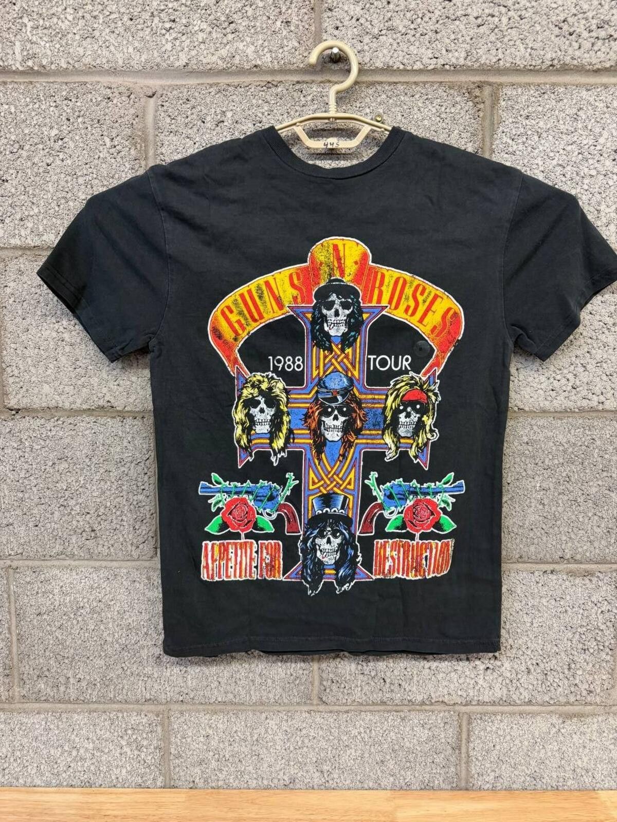 Guns N' Roses Thrashed Guns N RosesTour Appetite For Destruction Tee XS Size US XS / EU 42 / 0 - 1 Thumbnail