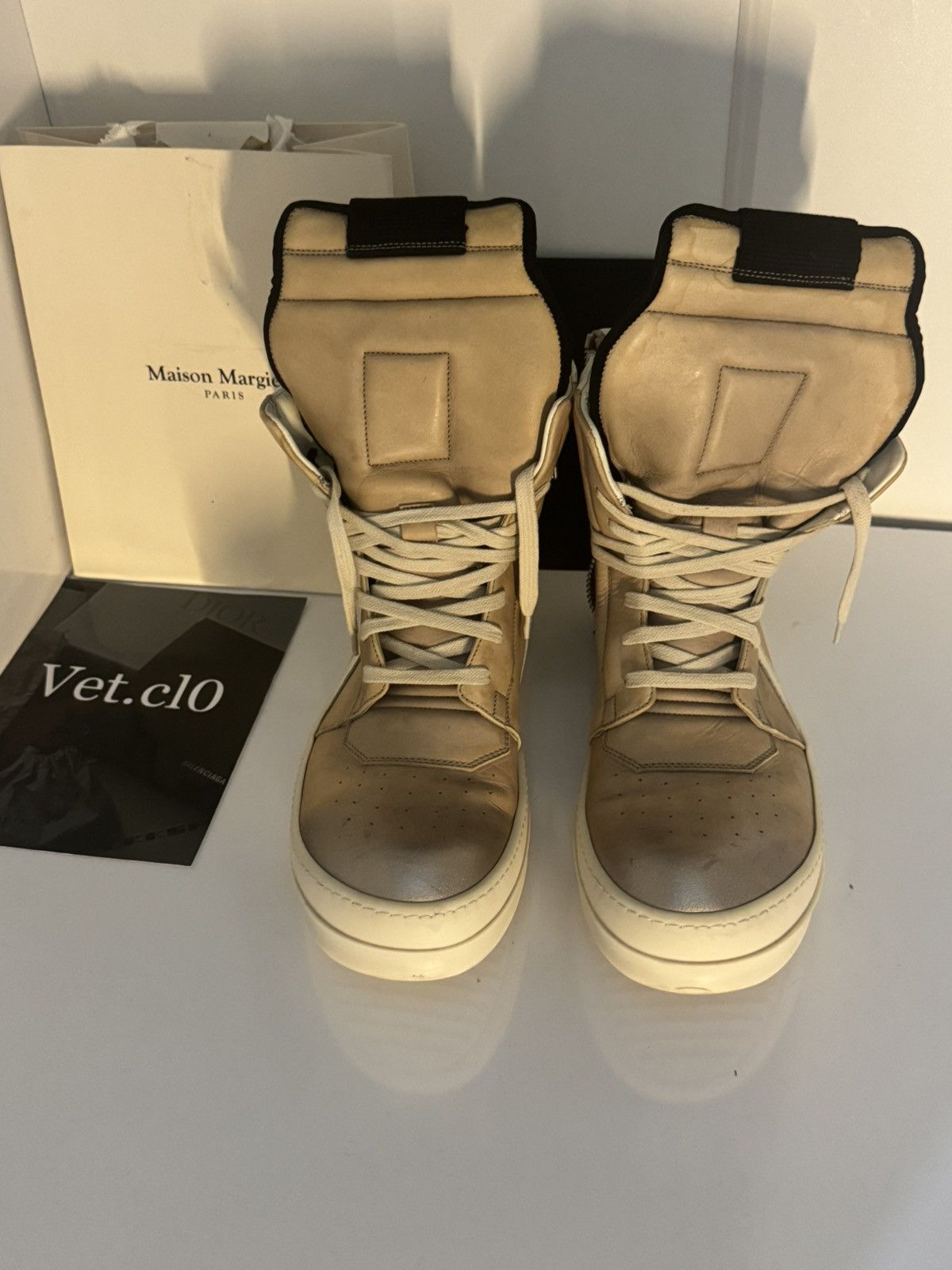 Rick Owens ✅Rick Owens Geobasket Gold 43 Size US 10 / EU 43 - 2 Thumbnail