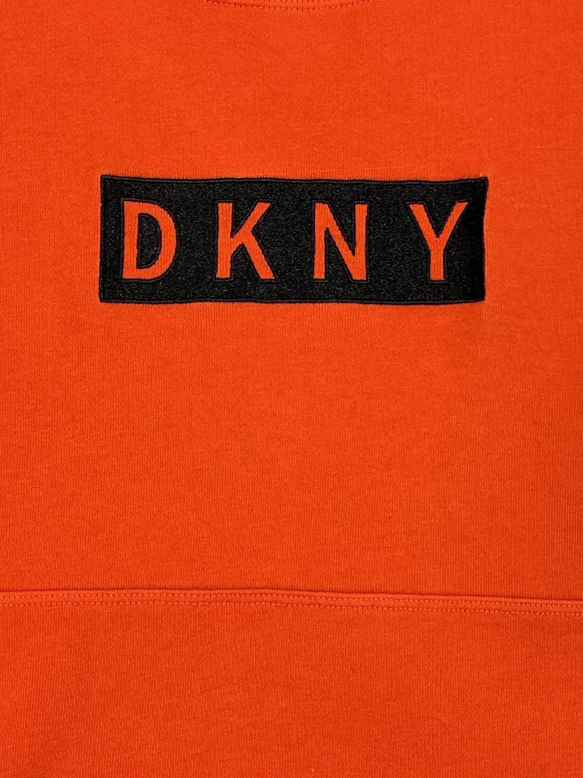 DKNY DKNY Sport Cropped Boxy Sweatshirt Red Embroidered Logo #8 Size L / US 10 / IT 46 - 2 Thumbnail