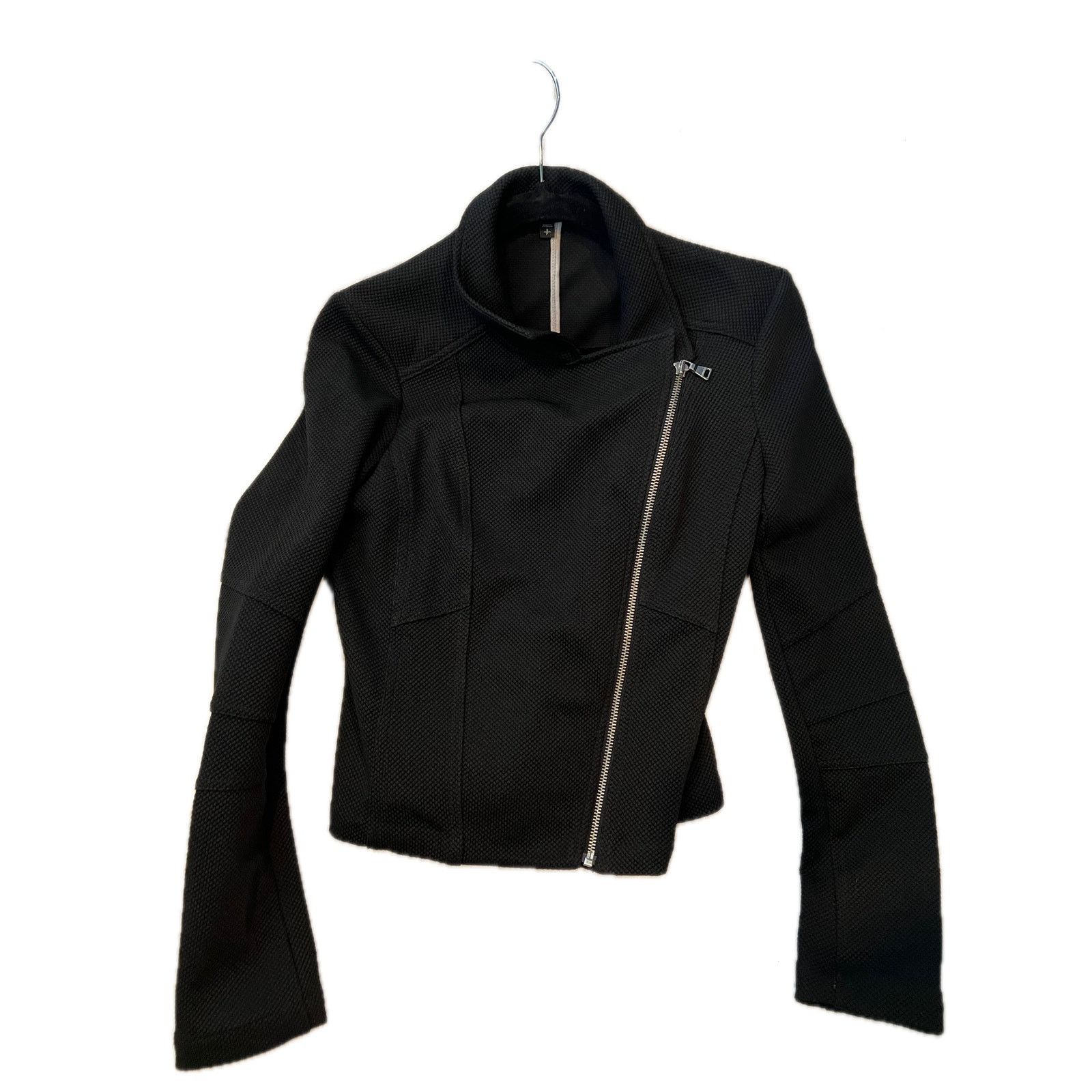 Express Express Cropped Moto Jacket Womans Small Size S / US 4 / IT 40 - 2 Thumbnail