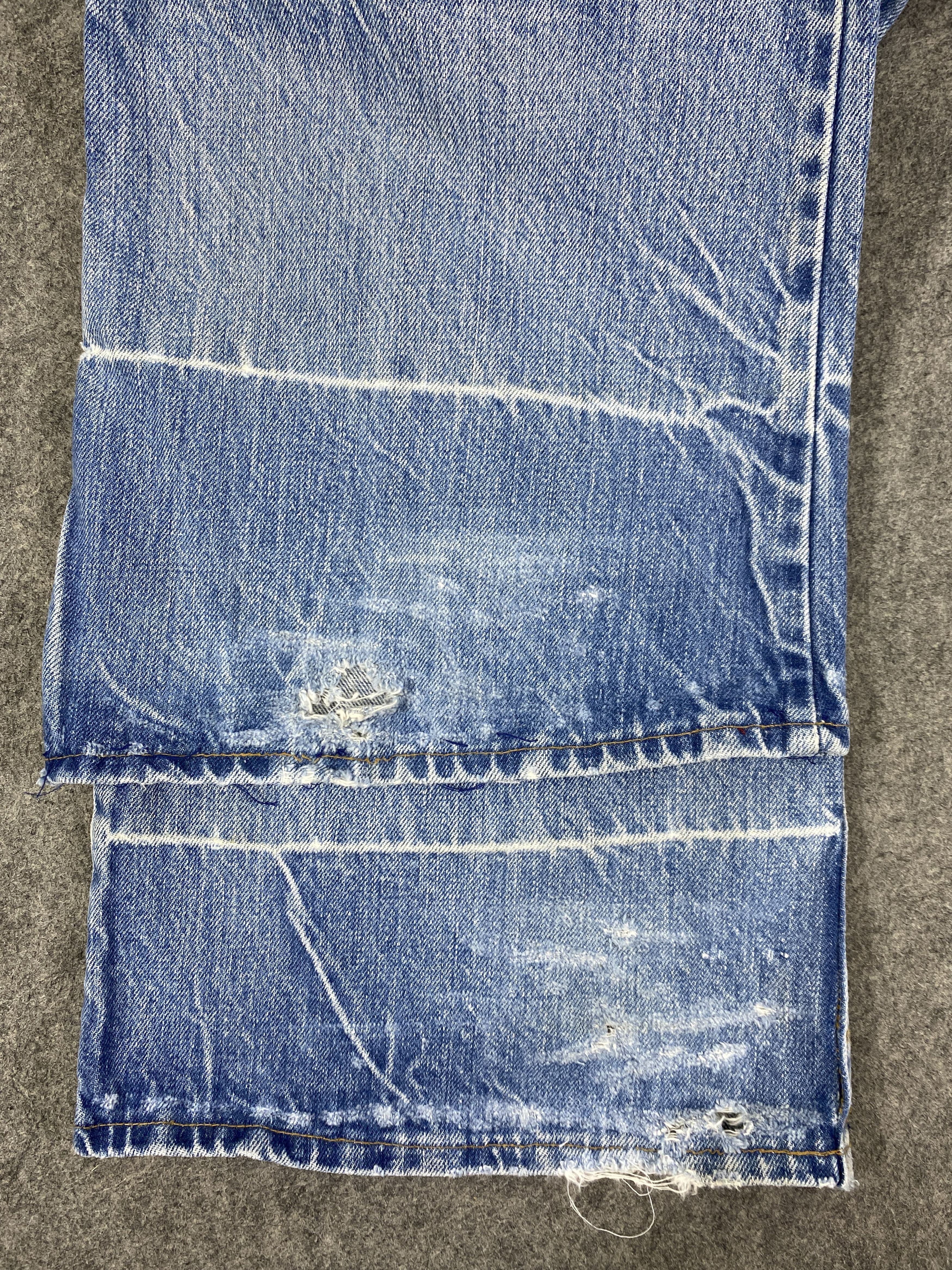 If Six Was Nine Vintage Levi's Orange Tab Light Blue Flare 33x30.5-JN3377 Size US 33 - 14 Thumbnail