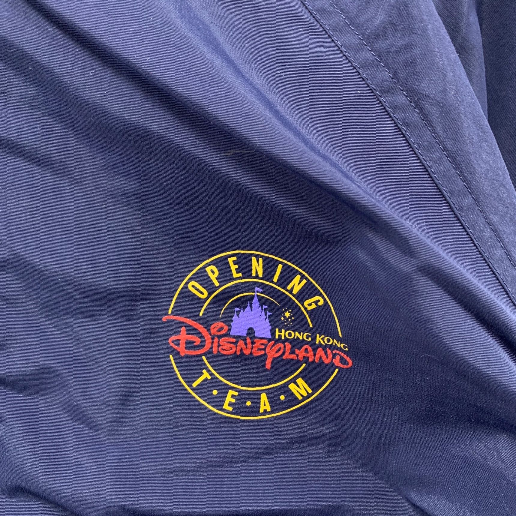 Disney VINTAGE Disney Land Hong Kong Jacket Mens 2XL Blue Hooded 2005 Opening Day Size US XXL / EU 58 / 5 - 6 Thumbnail