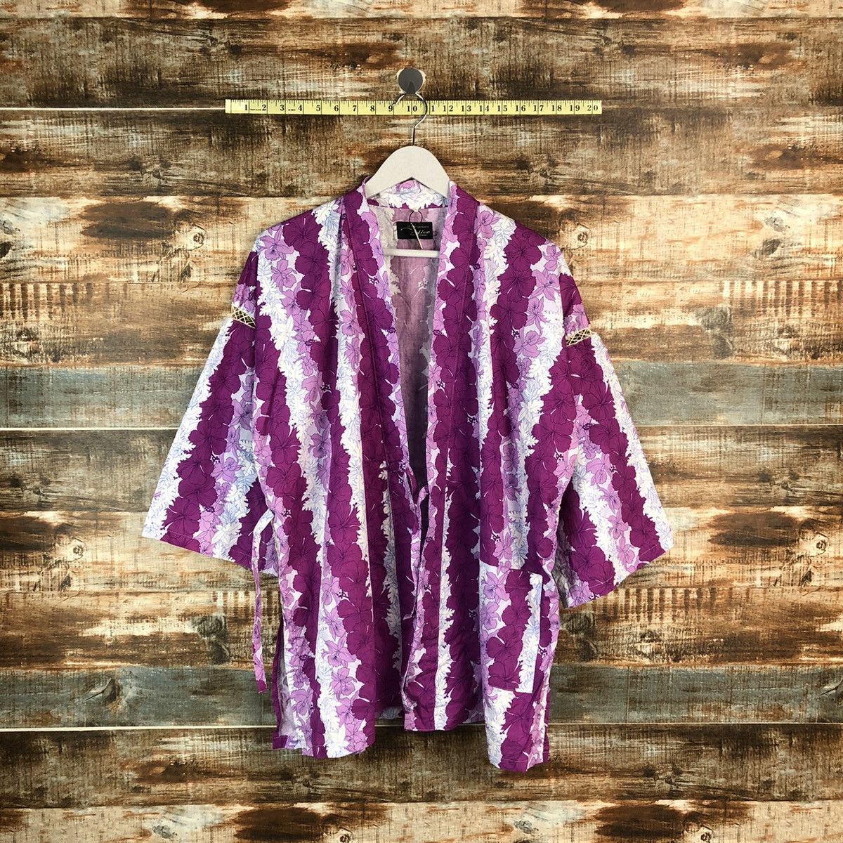 Homespun Knitwear × Japanese Brand V Live Purple Kimono streetwear #A2232 Size US L / EU 52-54 / 3 - 1 Thumbnail