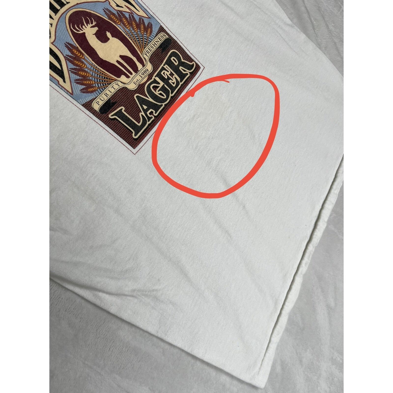 Vintage Vintage Dominion Lager Beer T-Shirt Size XL Single Stitch Ma Size US XL / EU 56 / 4 - 3 Thumbnail