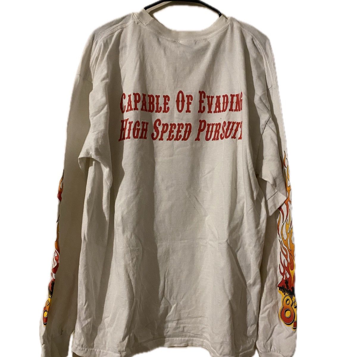 Ed Hardy Vintage Motor Racing Graphic Long Sleeve T shirt Size US XL / EU 56 / 4 - 4 Thumbnail