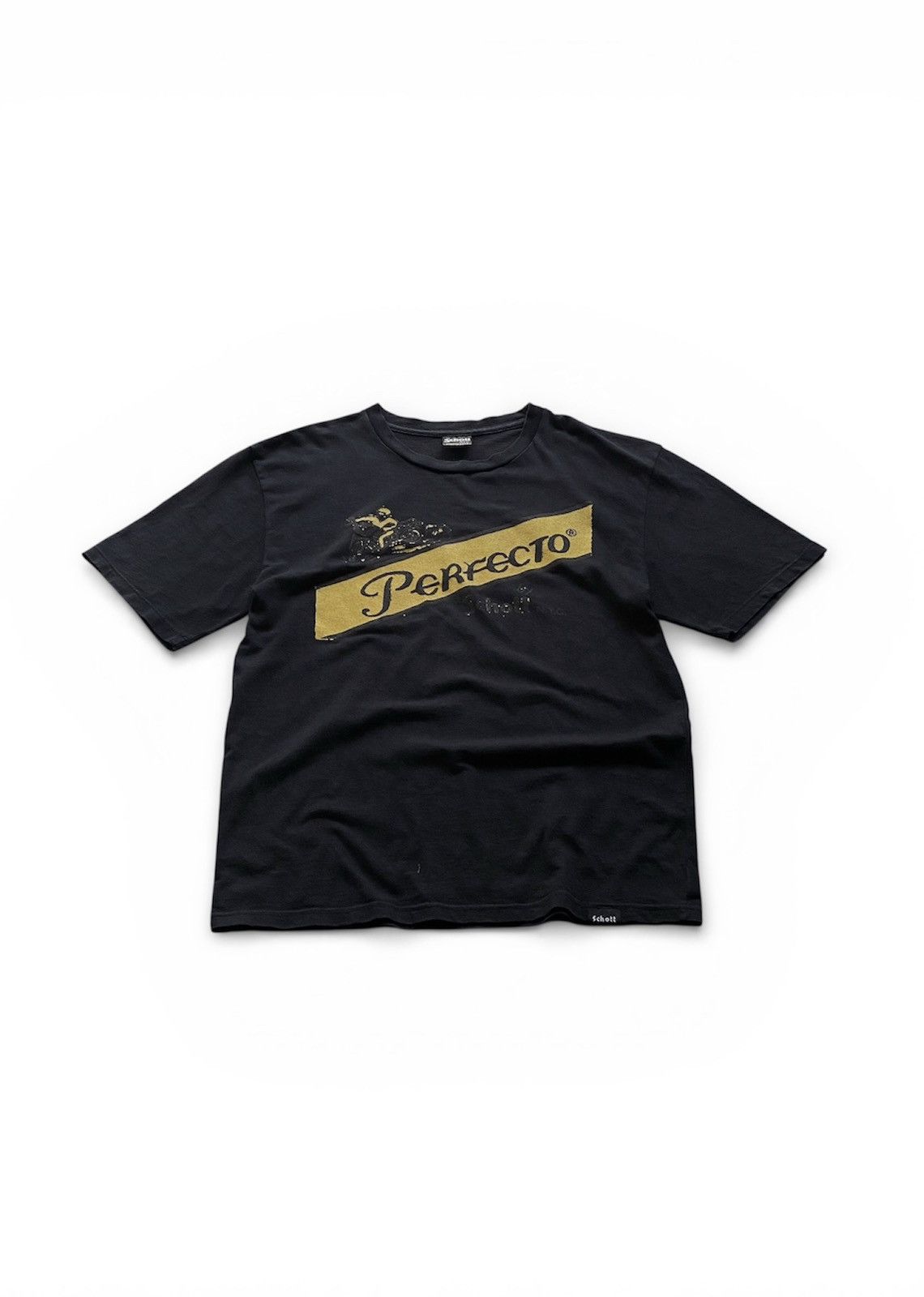 Schott PERFECTO by SCHOTT T-SHIRT Size US L / EU 52-54 / 3 - 1 Thumbnail