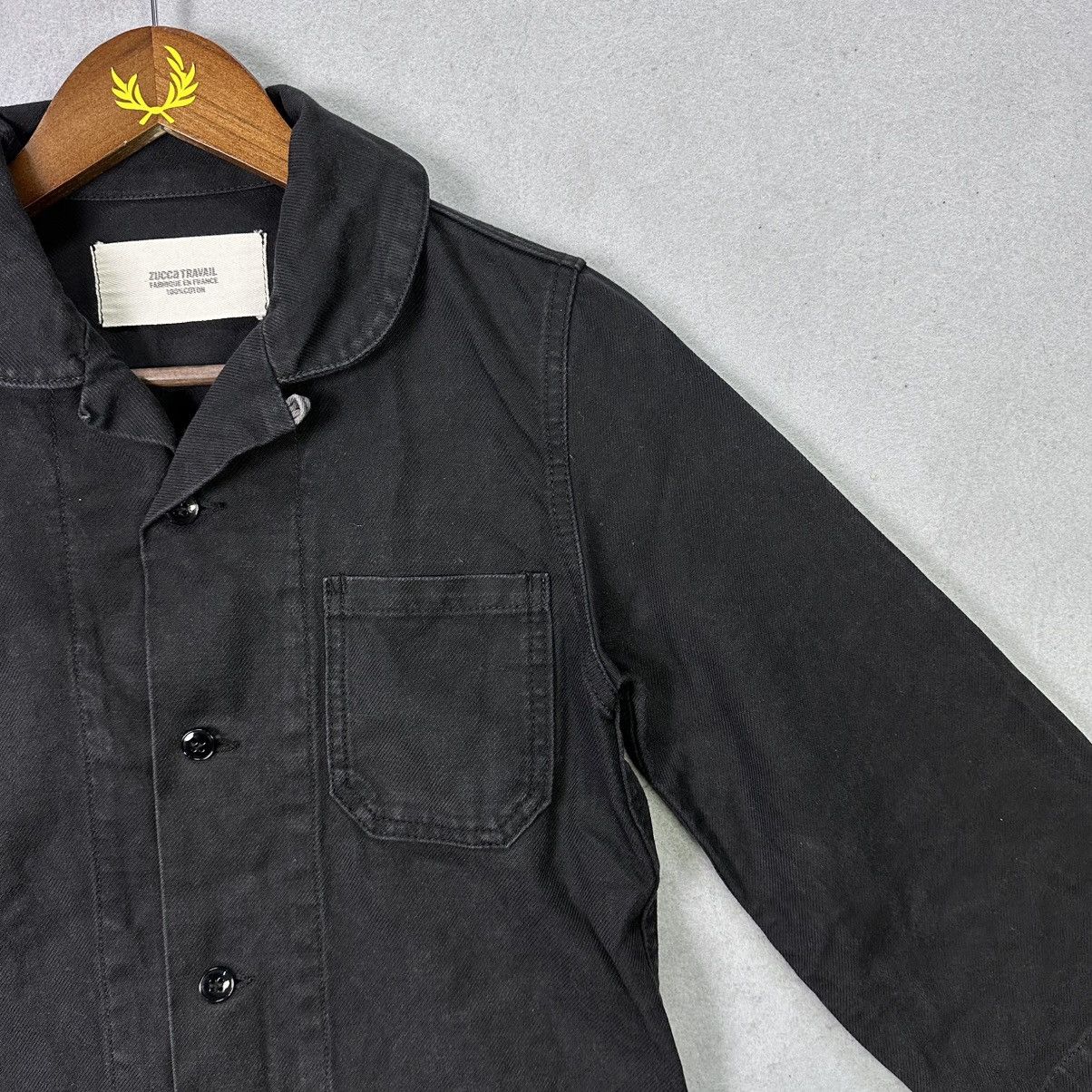 Zucca Zucca Travail Japan Work Jacket Cropped Button Up Blazer Size XS / US 0-2 / IT 36-38 - 2 Thumbnail