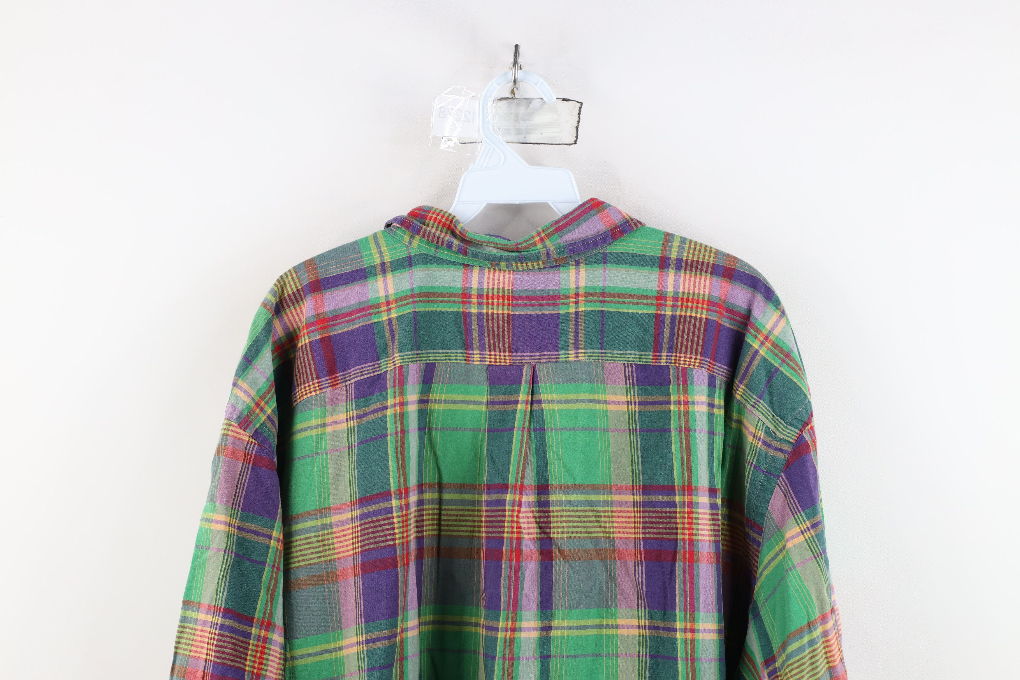 Ralph Lauren Vintage 90s Ralph Lauren India Madras Button Down Shirt Size US XXL / EU 58 / 5 - 12 Thumbnail