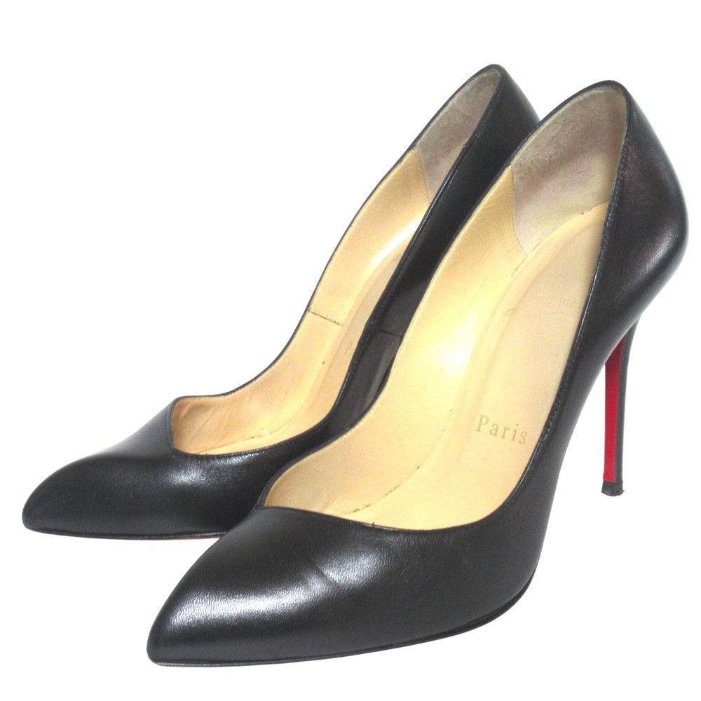Christian Louboutin Christian Louboutin Christian Louboutin Leather High Heel Pumps Leather Shoes DUTY FREE for USA Size ONE SIZE - 1 Thumbnail