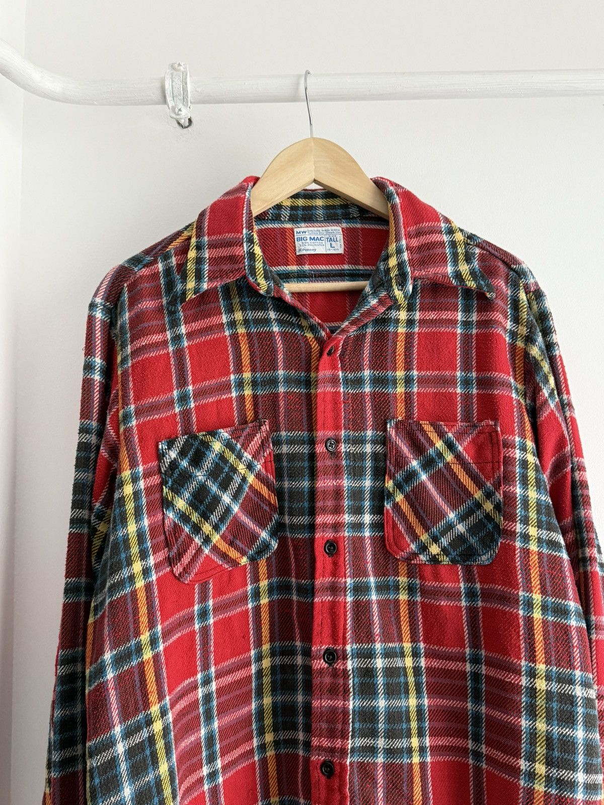 Big Mac Vintage 70s Big Mac JC Penney Flannel Shirt Size US L / EU 52-54 / 3 - 2 Thumbnail