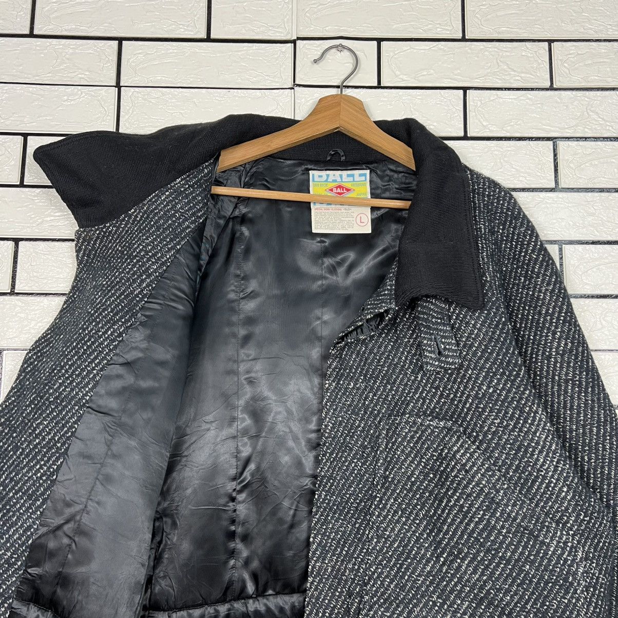 Japanese Brand BALL Special Worn Clothing Wool Long Coat Jacket #4134-C188 Size US L / EU 52-54 / 3 - 10 Thumbnail