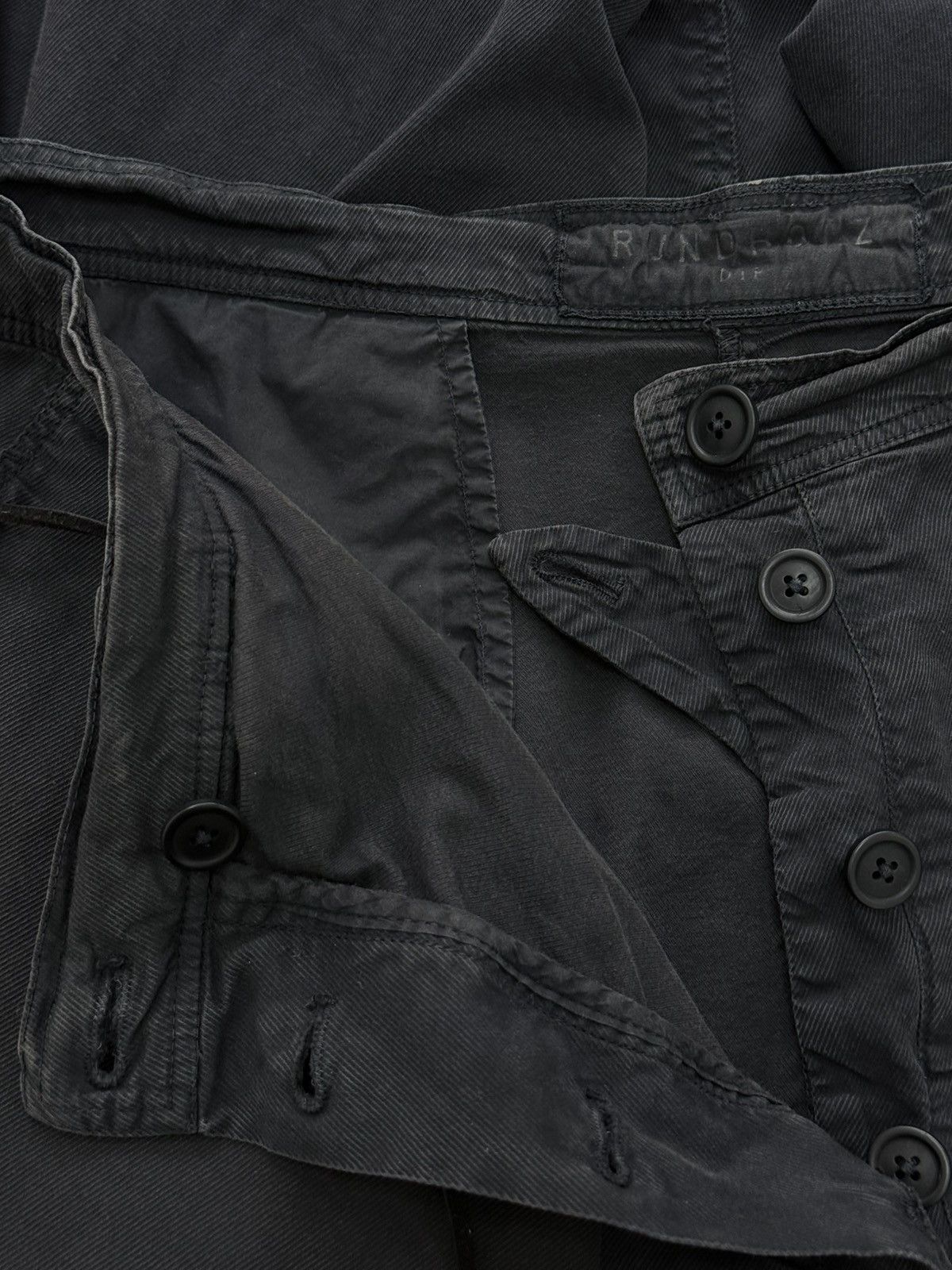 Rundholz Avant Garde Rundholz Rick Owens Style Drop Crotch Pants Size US 34 / EU 50 - 11 Thumbnail
