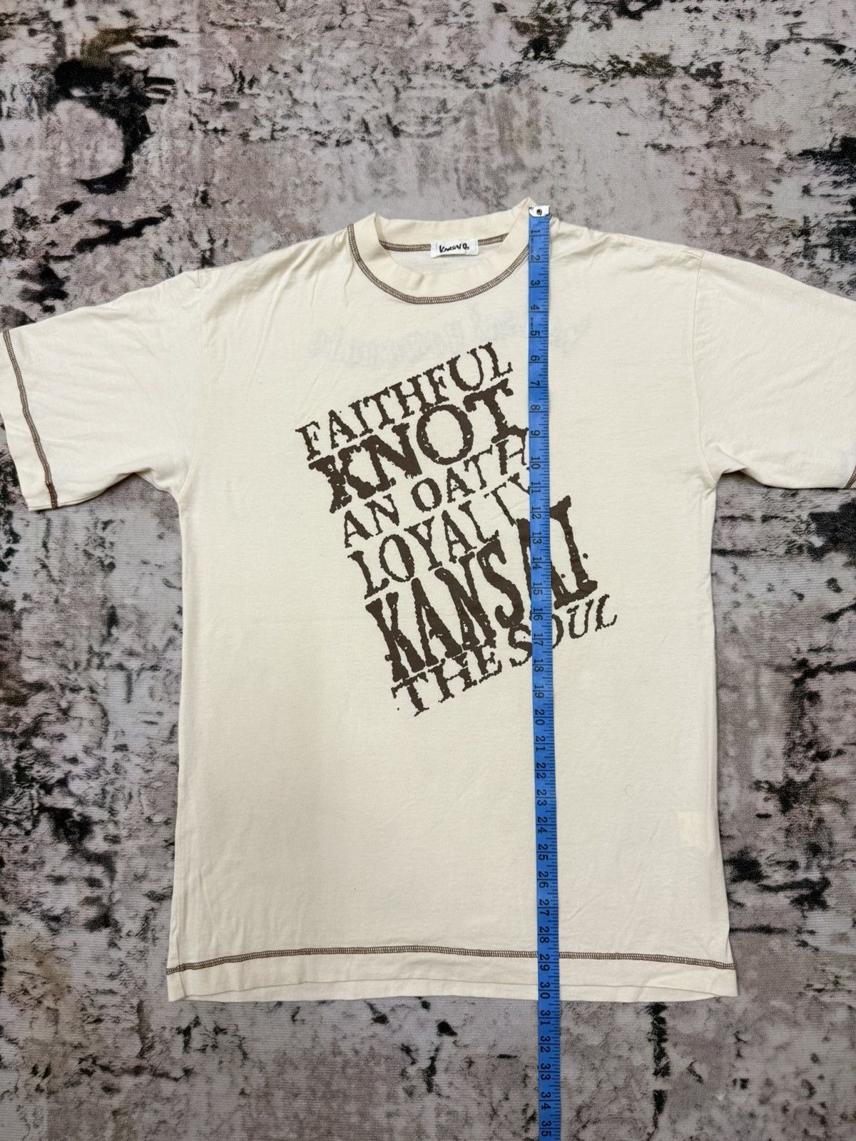 Japanese Brand Kansai o2 KANSAI YAMAMOTO embroidered logo Tshirt Size US L / EU 52-54 / 3 - 15 Thumbnail