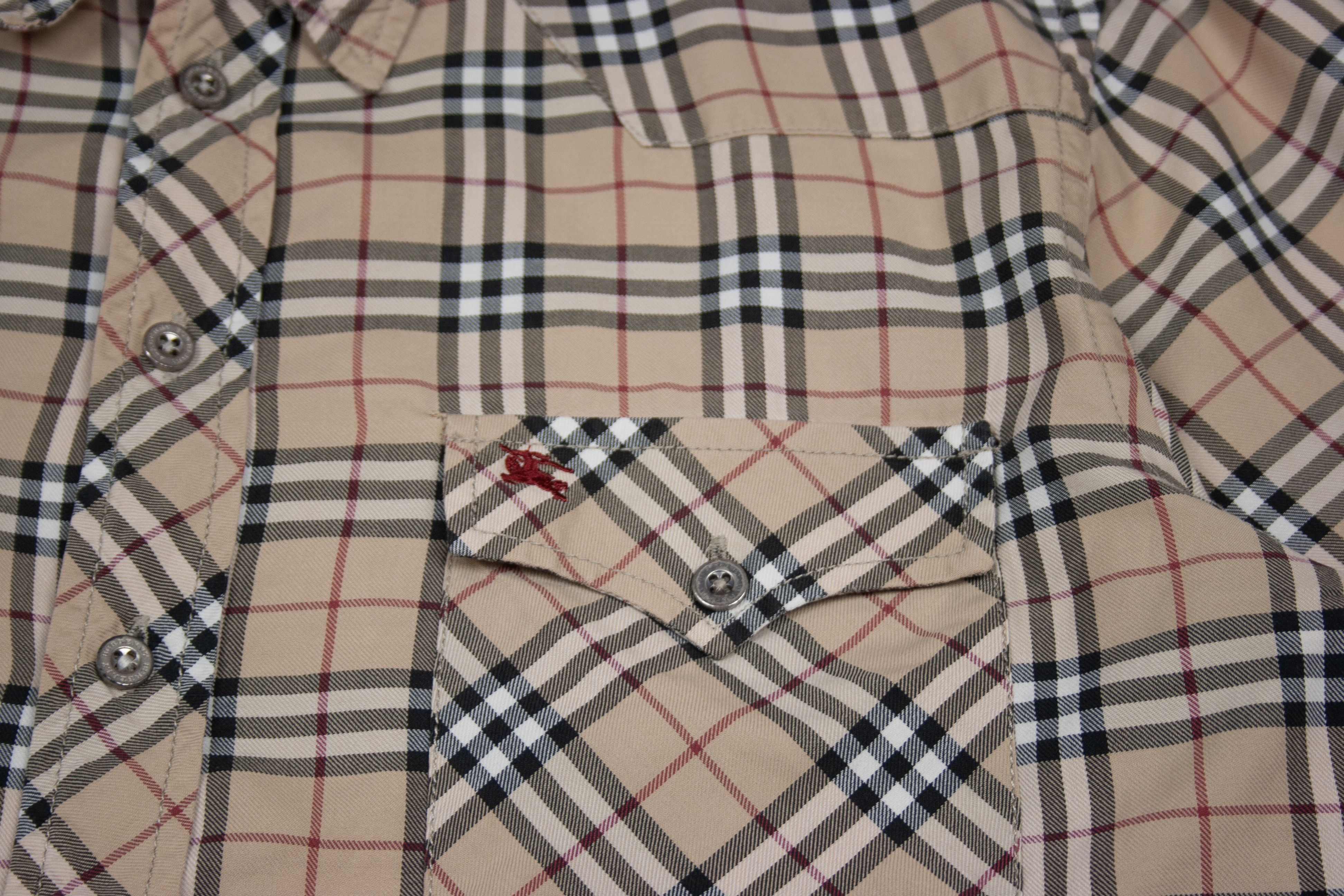 Burberry 00S Logo Nova Check Plaid Longsleeve Shirt Size US M / EU 48-50 / 2 - 6 Thumbnail