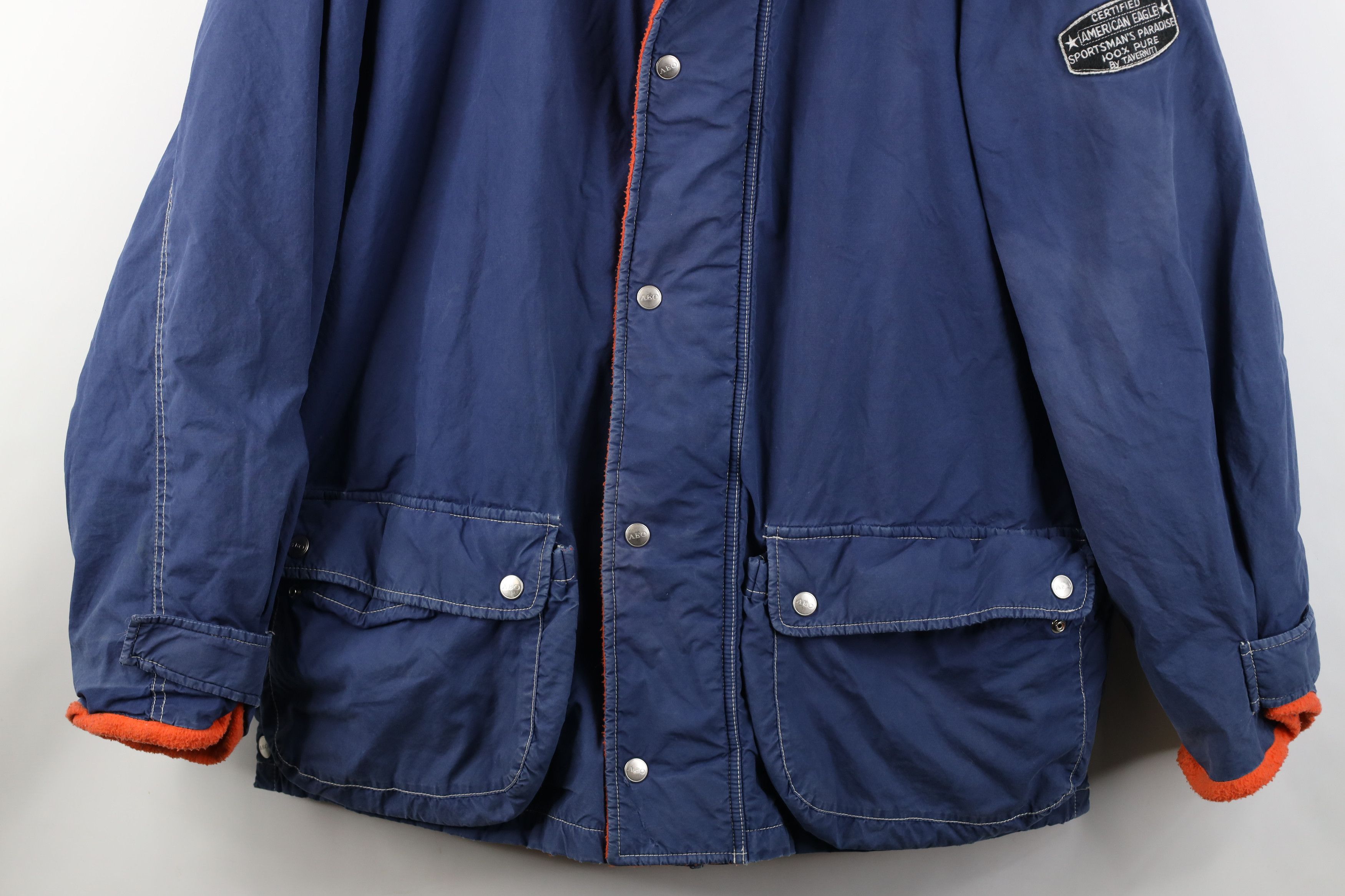 American Eagle Outfitters Vintage 90s American Eagle Outfitters Lined Chore Jacket Size US L / EU 52-54 / 3 - 3 Thumbnail